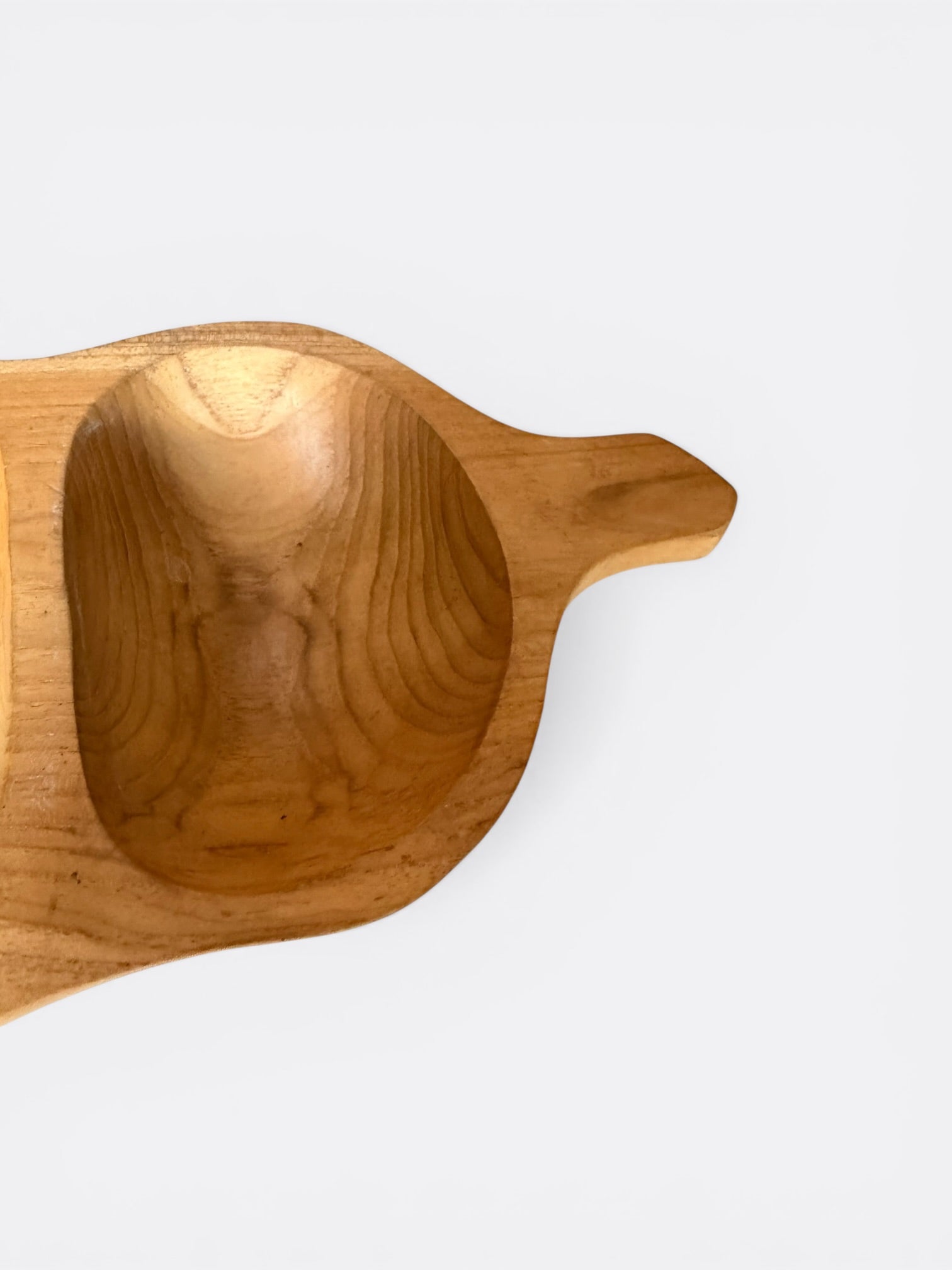 Présentoir apéritif en bois de teck