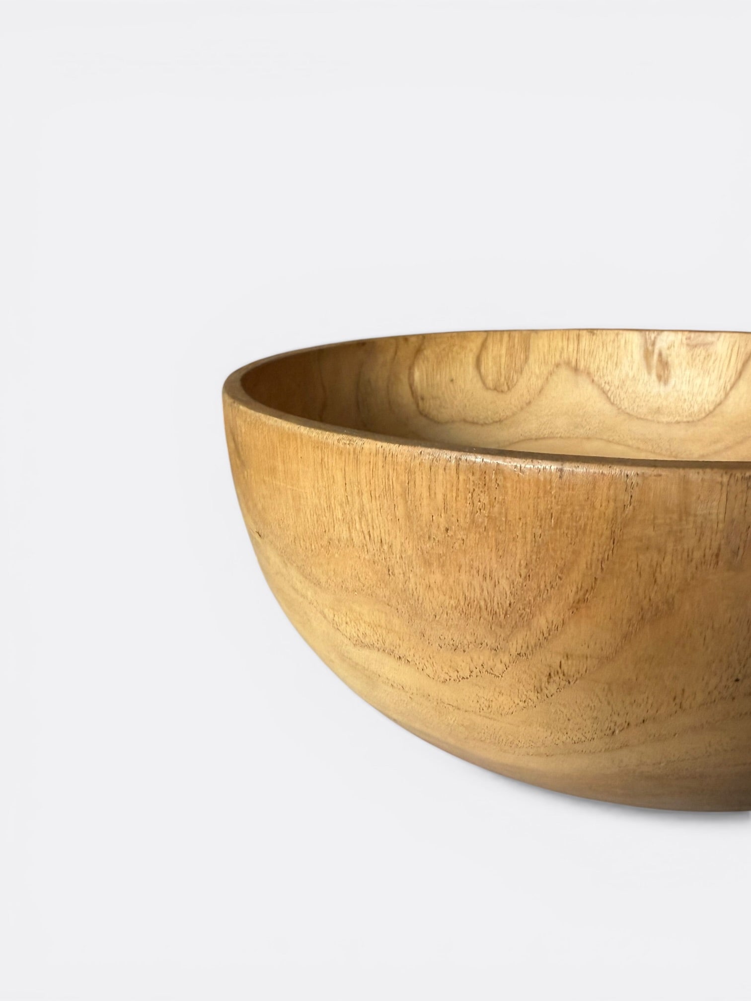 Grand saladier en bois de teck