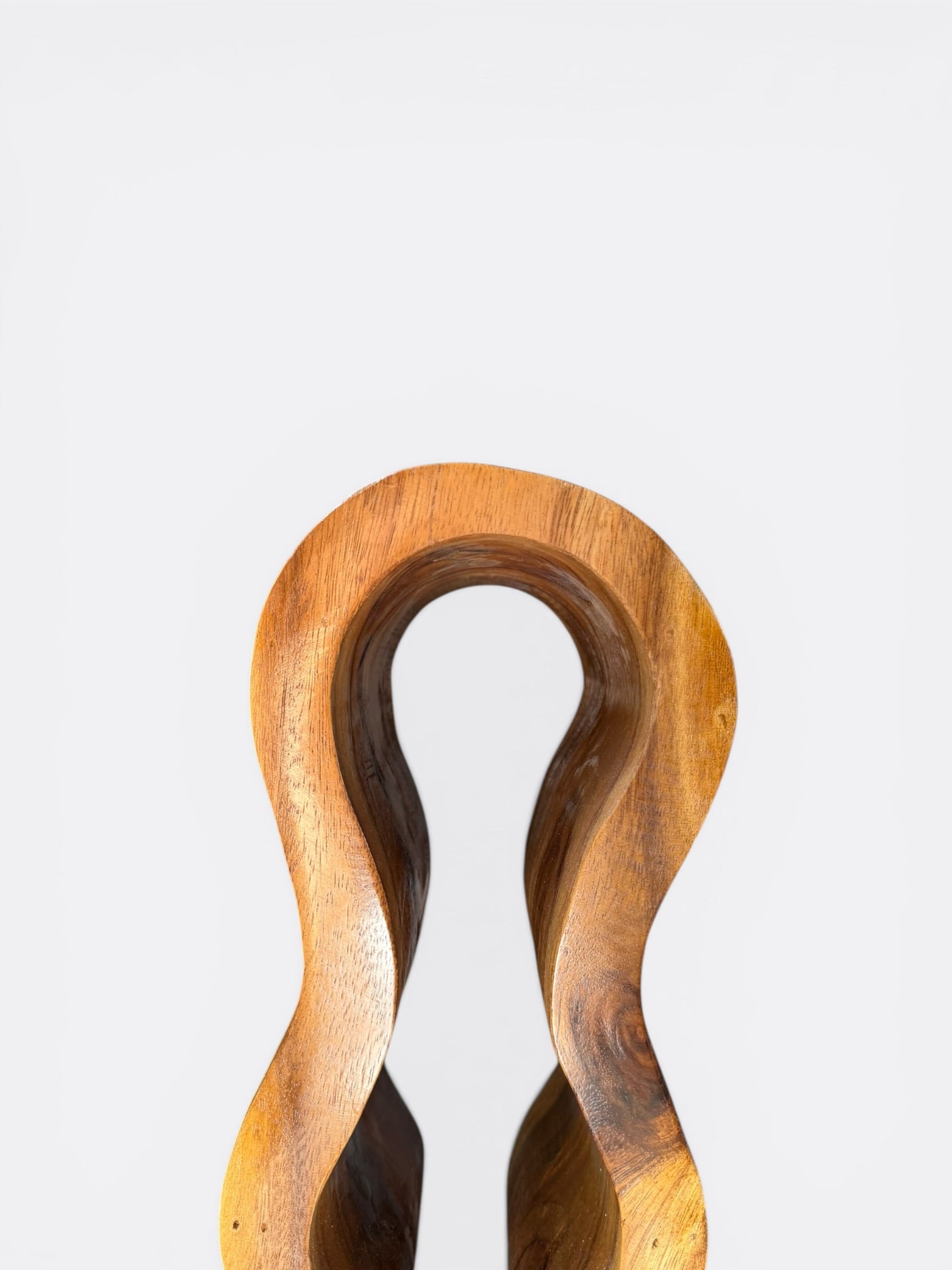 Porte-bouteilles en bois de teck