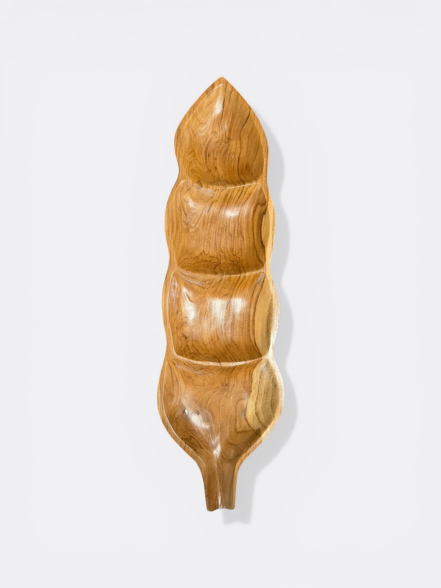 Grand présentoir apéritif en bois de teck