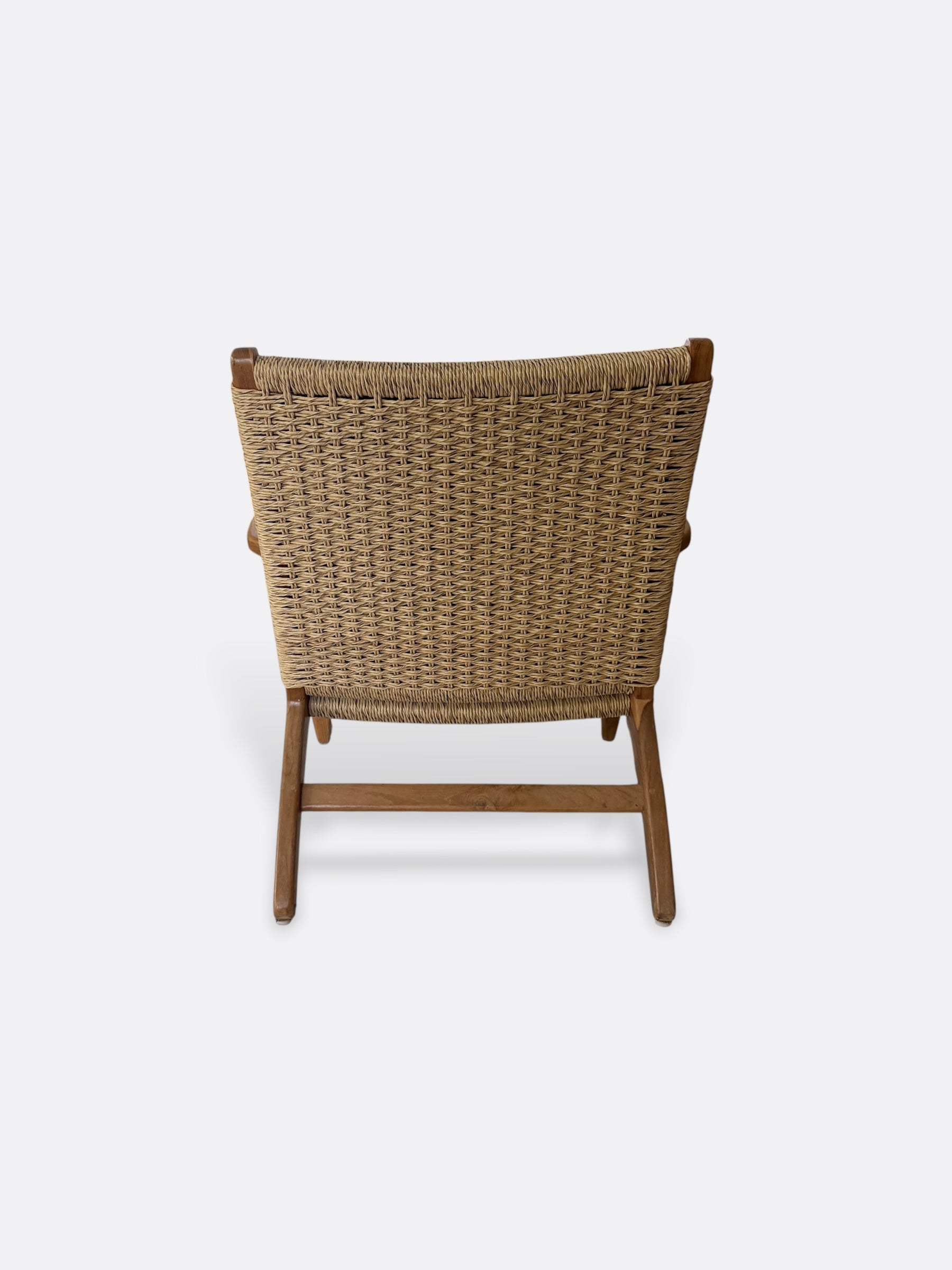 Fauteuil en teck et cannage de Rotin - Miloa