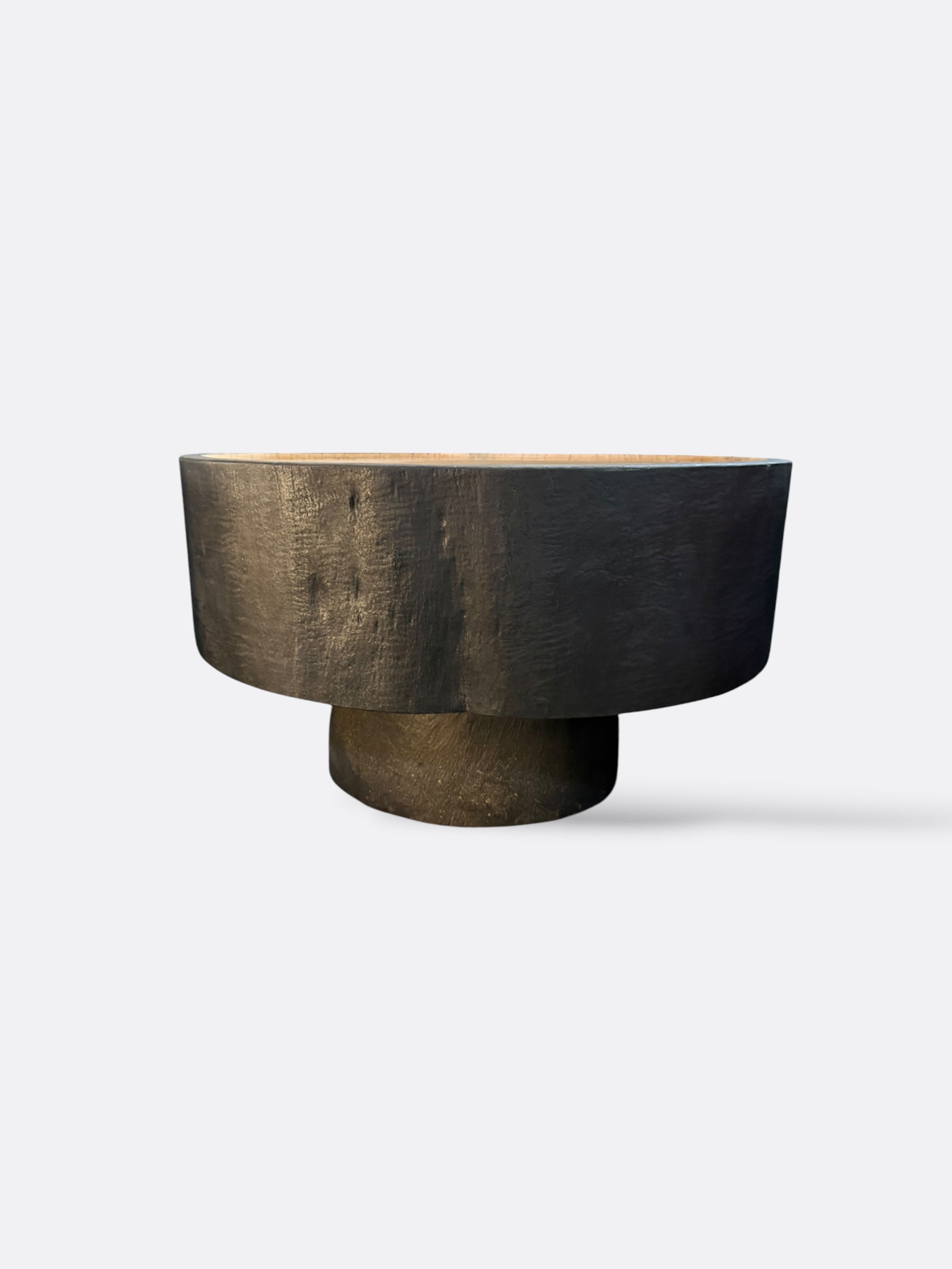 Table basse noire en bois de Suar - Gaya noire