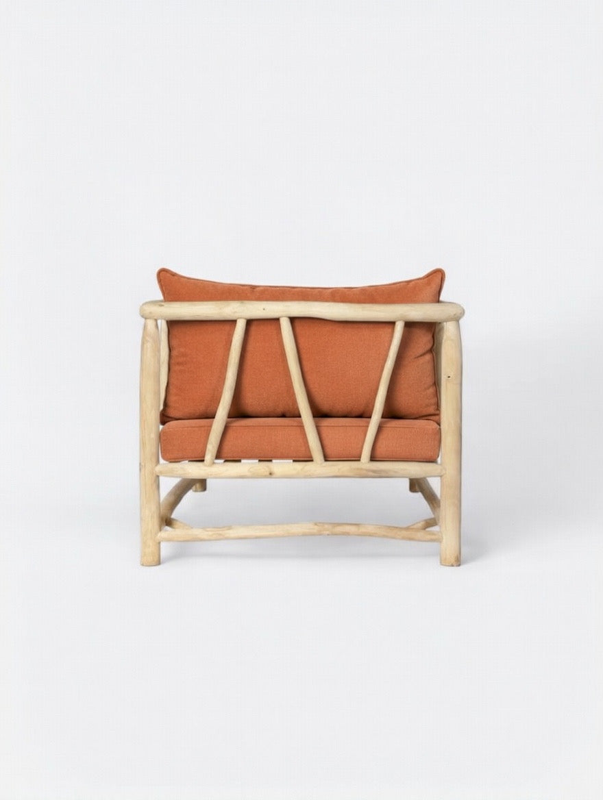 Fauteuil en Teck - Jernih terracotta