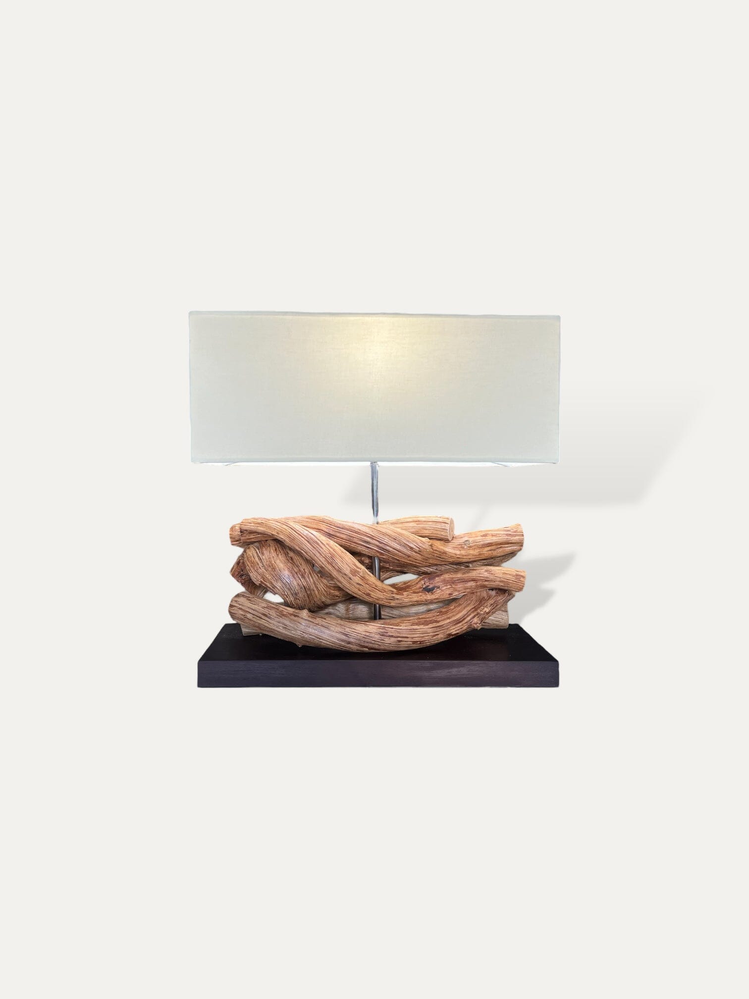 Lampe de bureau en lianes séchées - Salya Cokoha