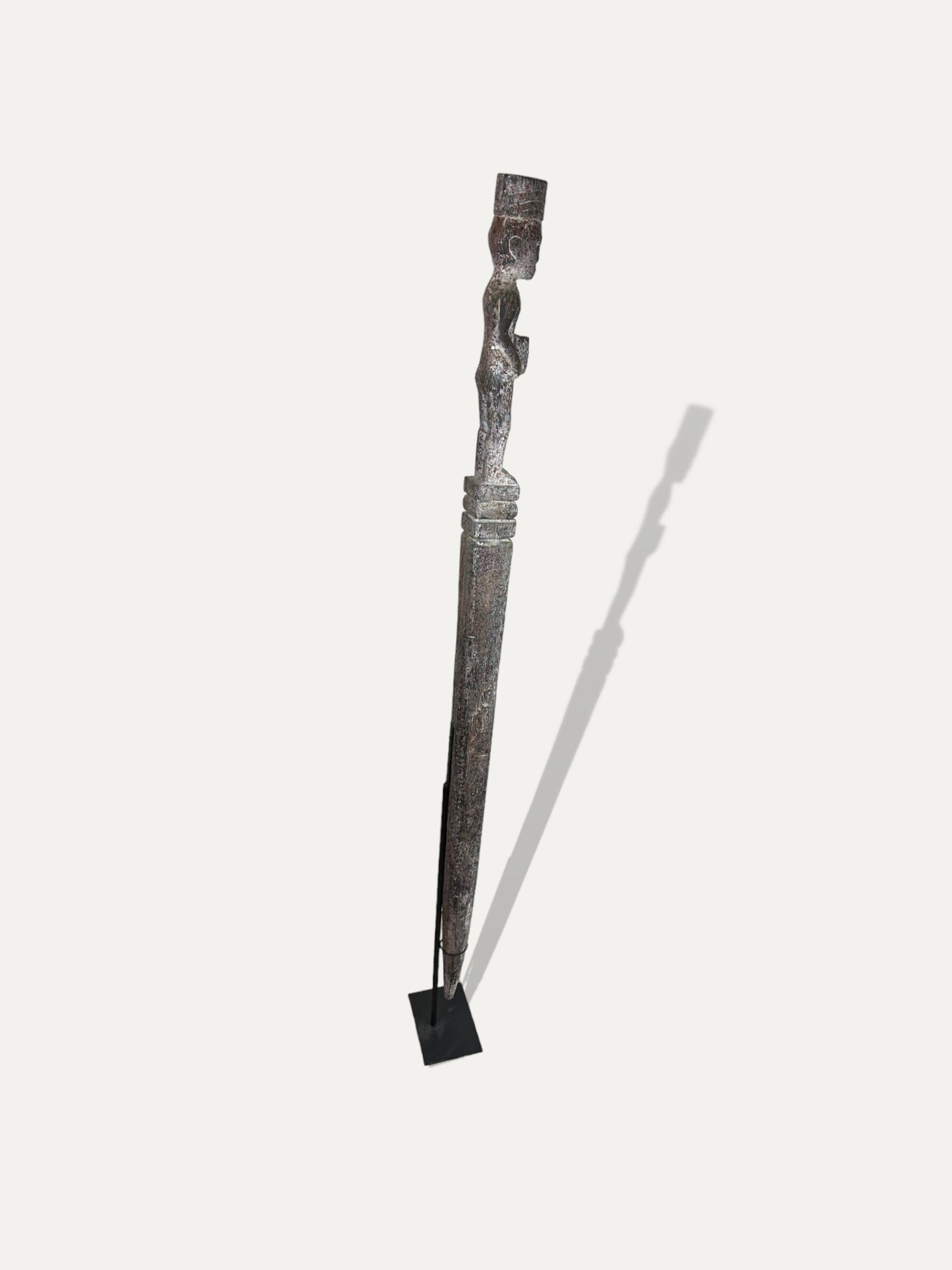 kepala datar - totem en bois exotique COKOHA