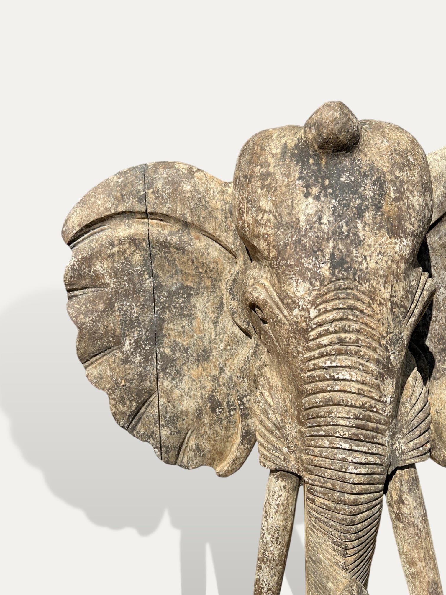 Grande sculpture en bois exotique Bali - Gajah XXL COKOHA