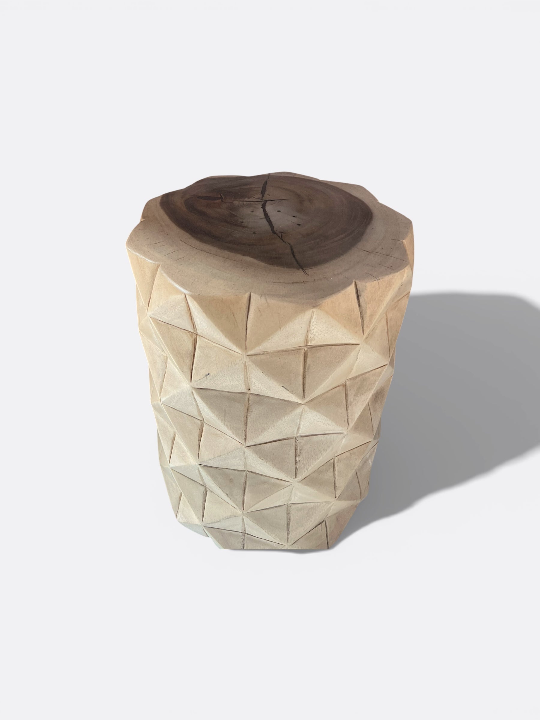 Tabouret en bois de Suar - Asari