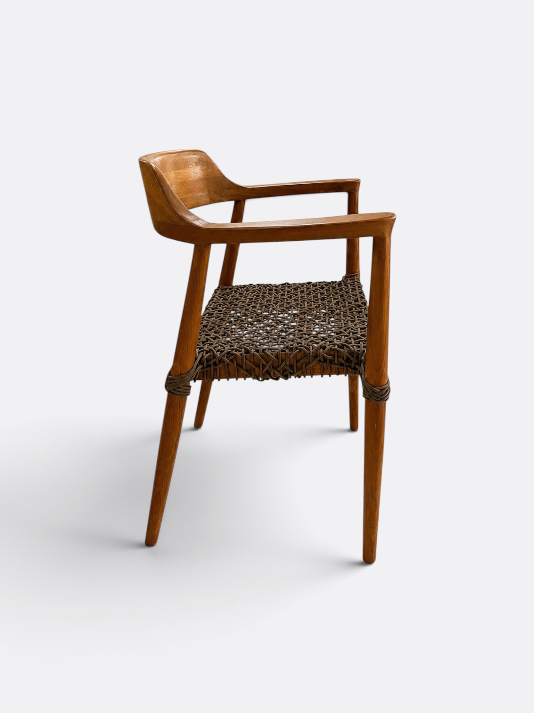 Chaise en teck et macramé - Aroha