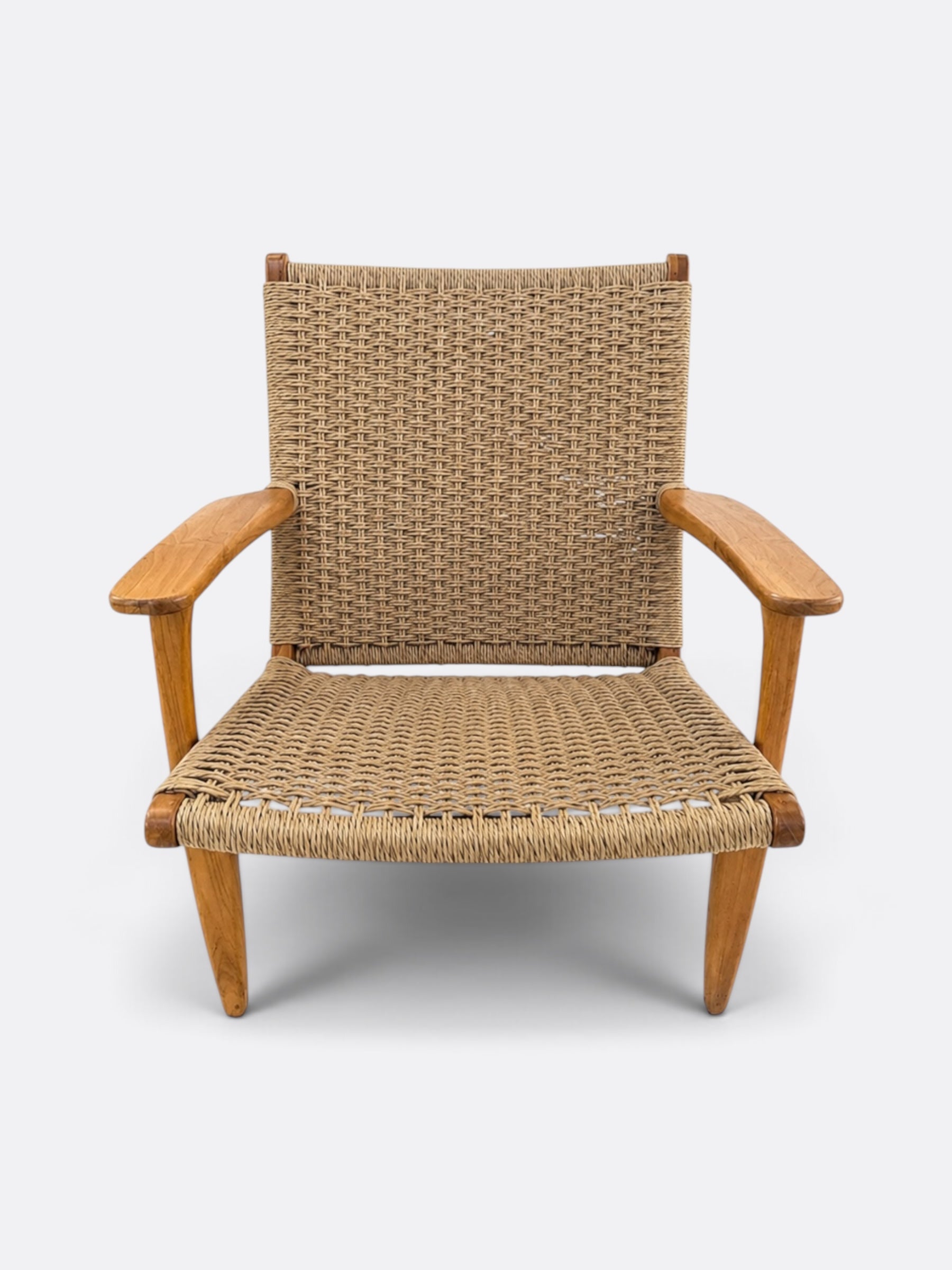 Fauteuil en teck et cannage de Rotin - Miloa