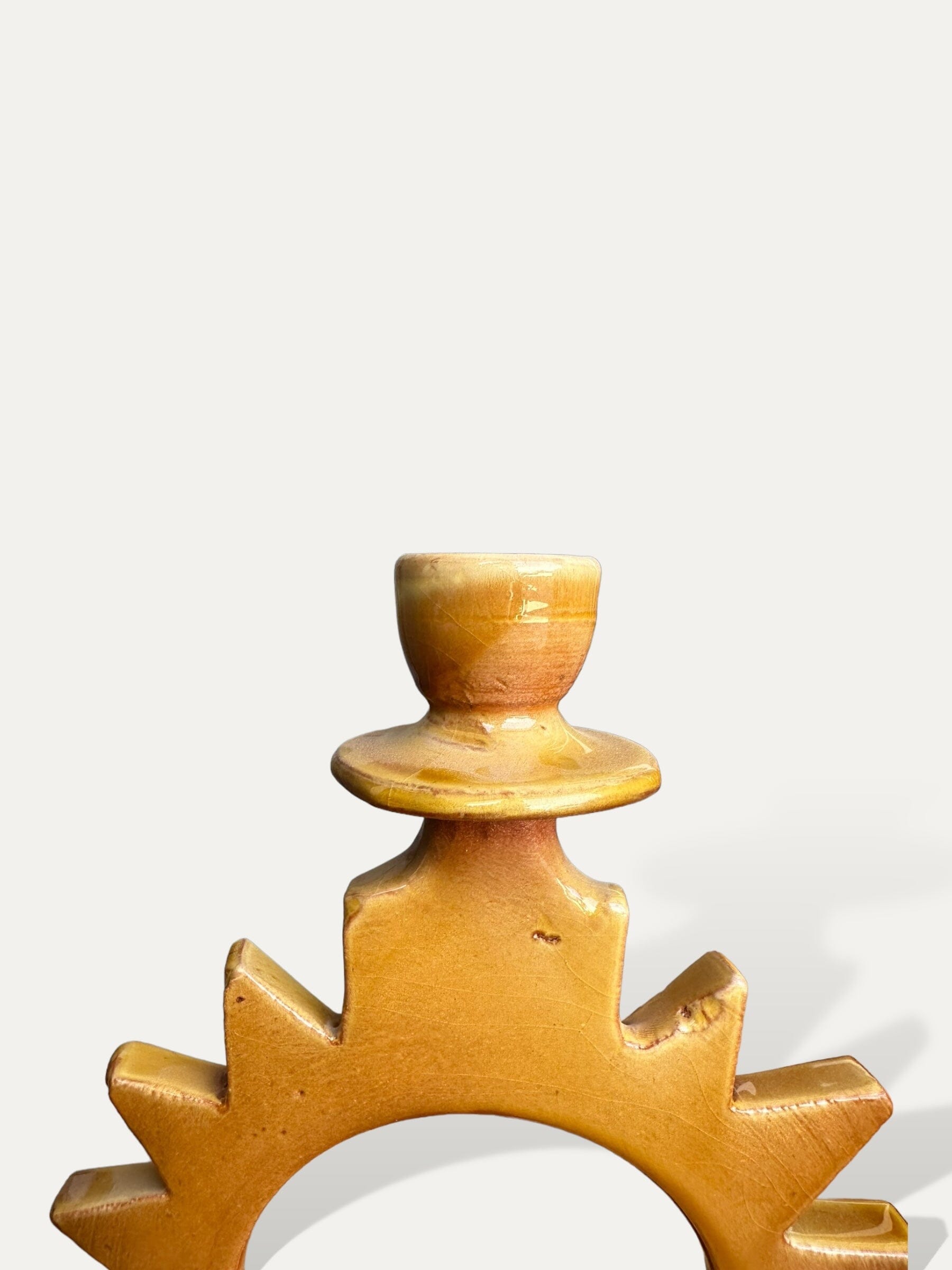 Bougeoir Jaune céramique - Sultana vase Cokoha