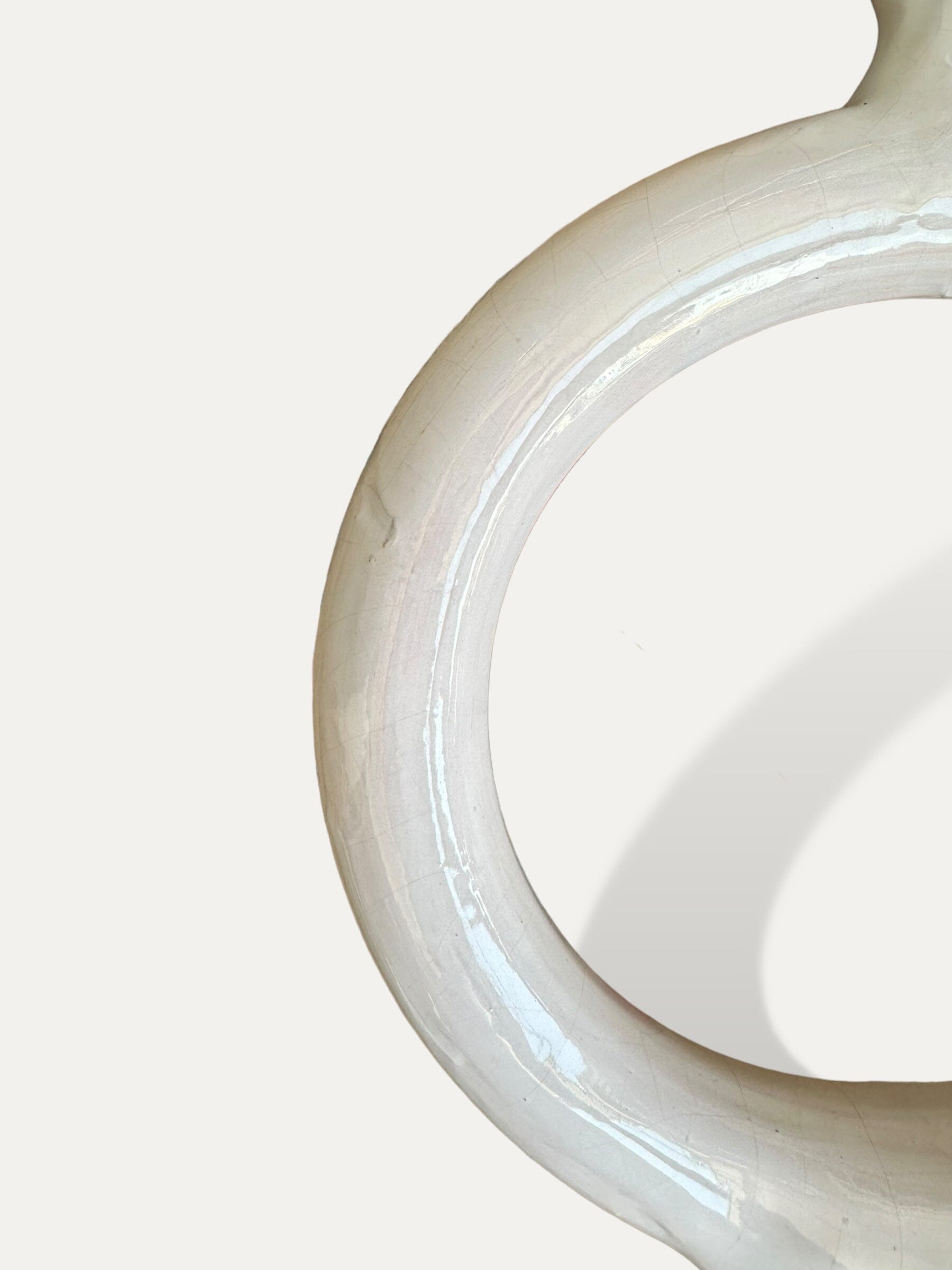 Bougeoir rond Blanc céramique - Agdal vase Cokoha