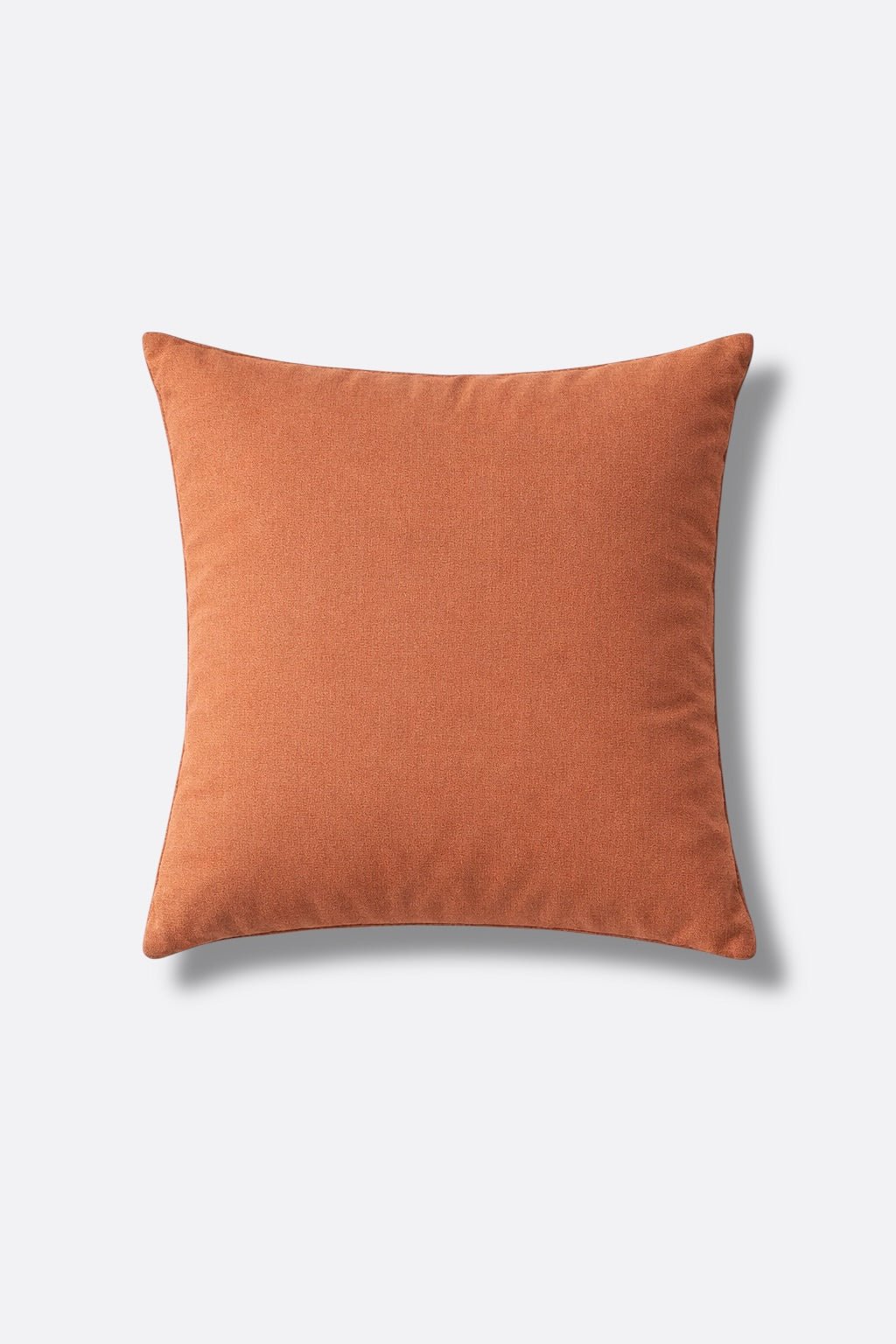Canapé Santai terracotta en teck - vue d'ensemble sur une terrasse