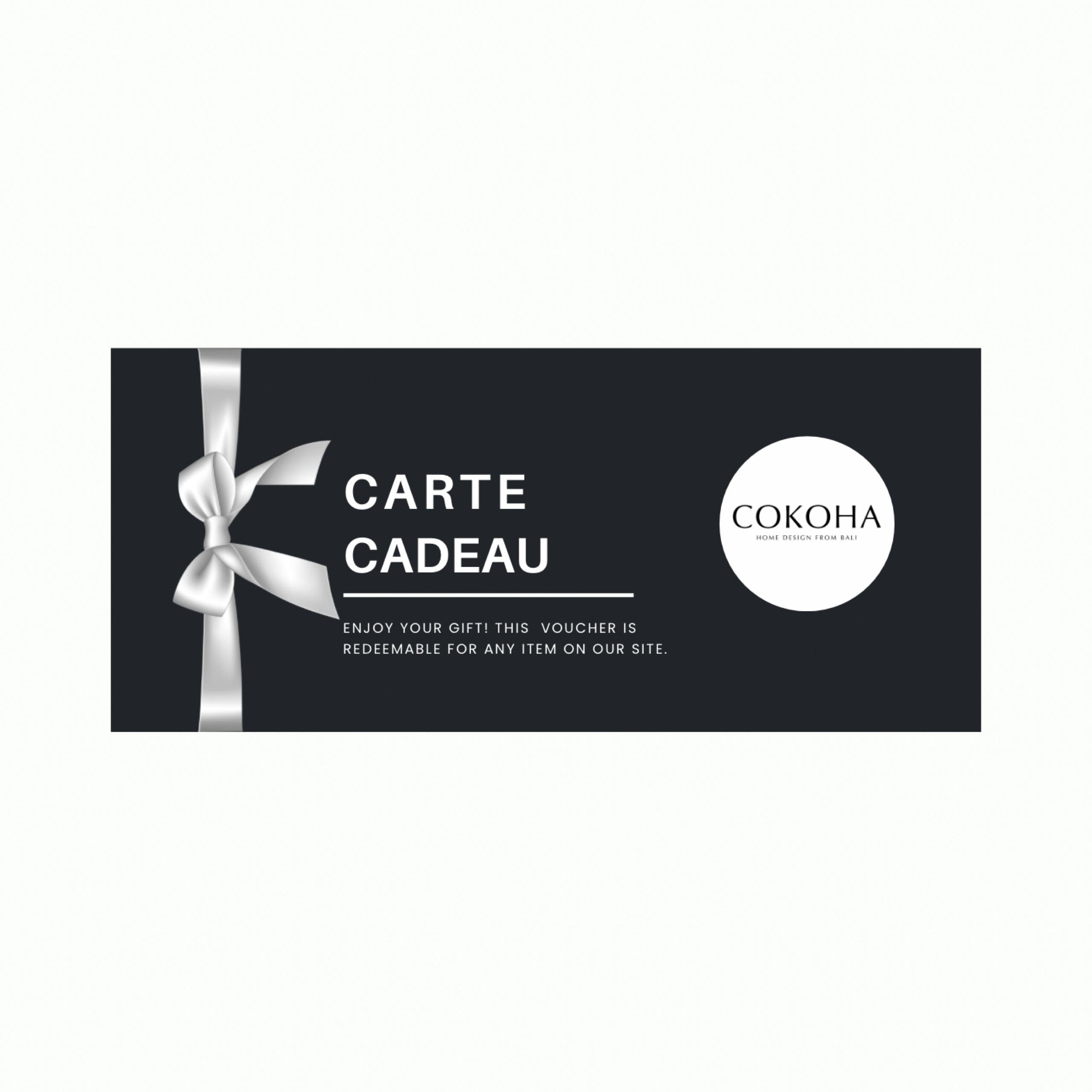 Carte-cadeau cokoha COKOHA