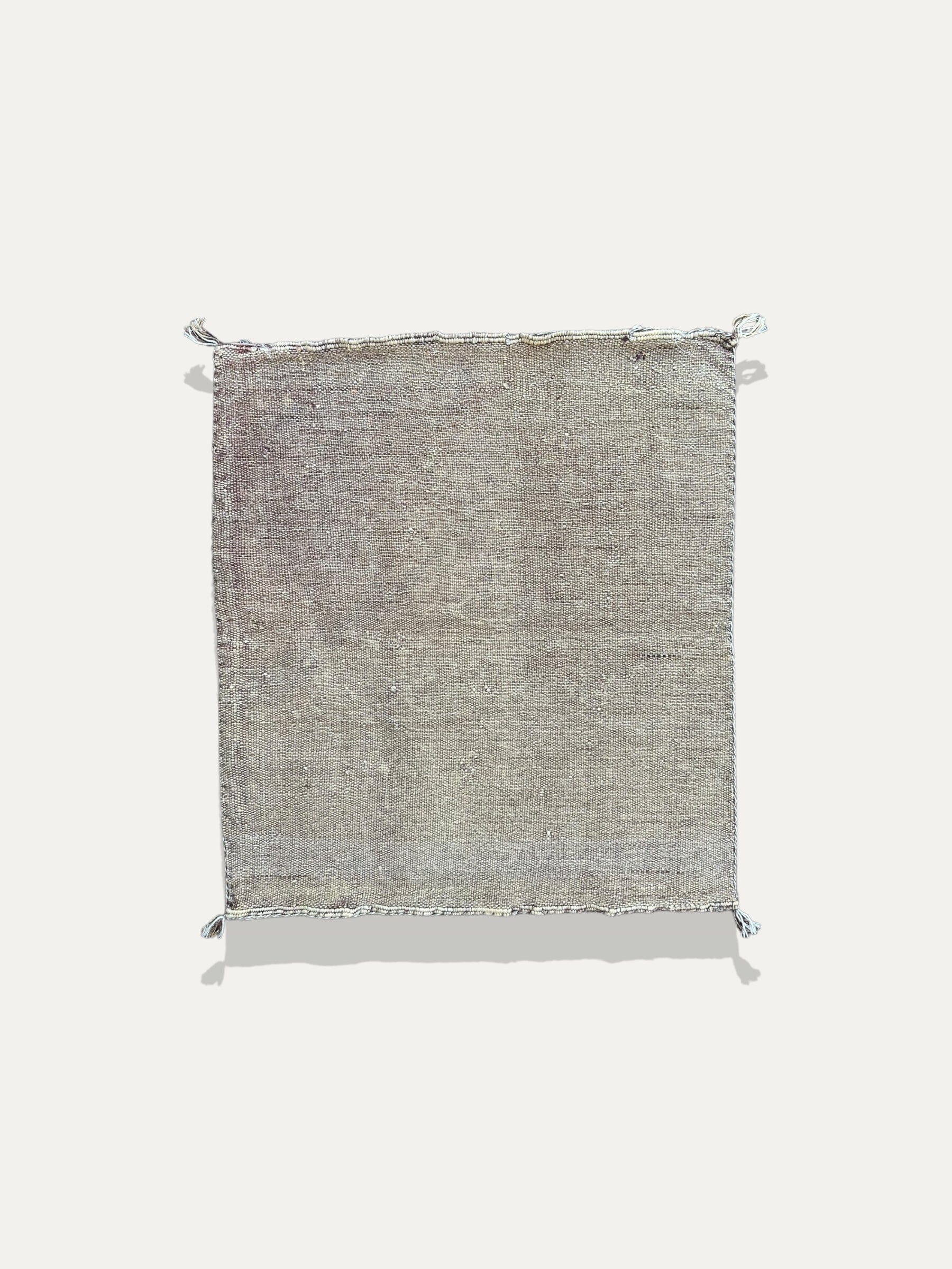 Housse de Coussin kamel et creme en soie de cactus - Tamila vase Cokoha