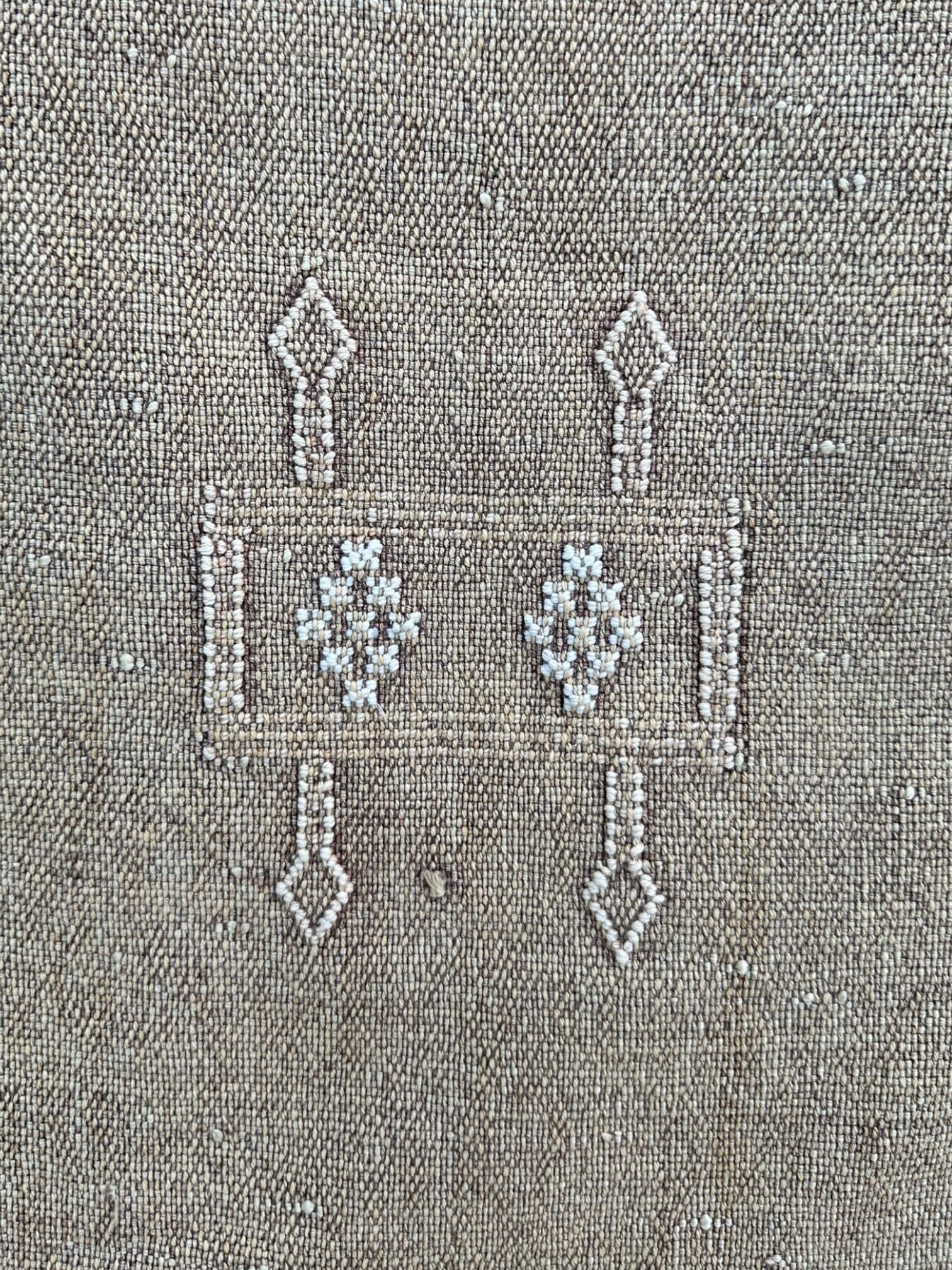 Housse de Coussin sable en soie de cactus - Tamila vase Cokoha