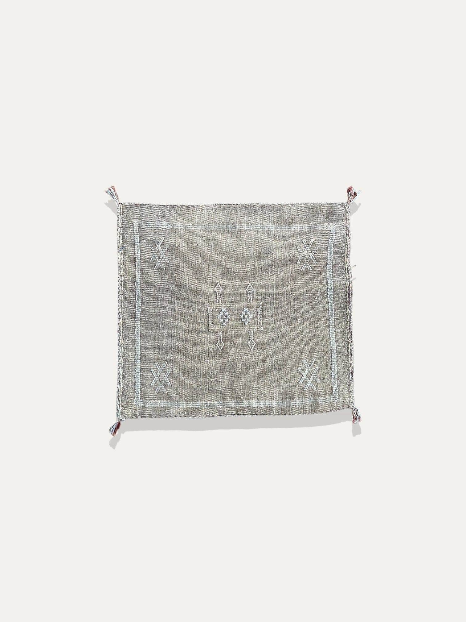 Housse de Coussin sable en soie de cactus - Tamila vase Cokoha