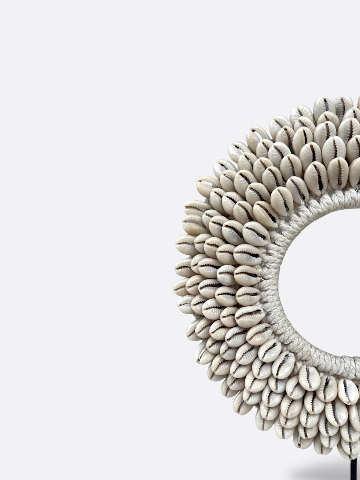 Collier Tribal Coquillages Cauri sur Socle - Nari