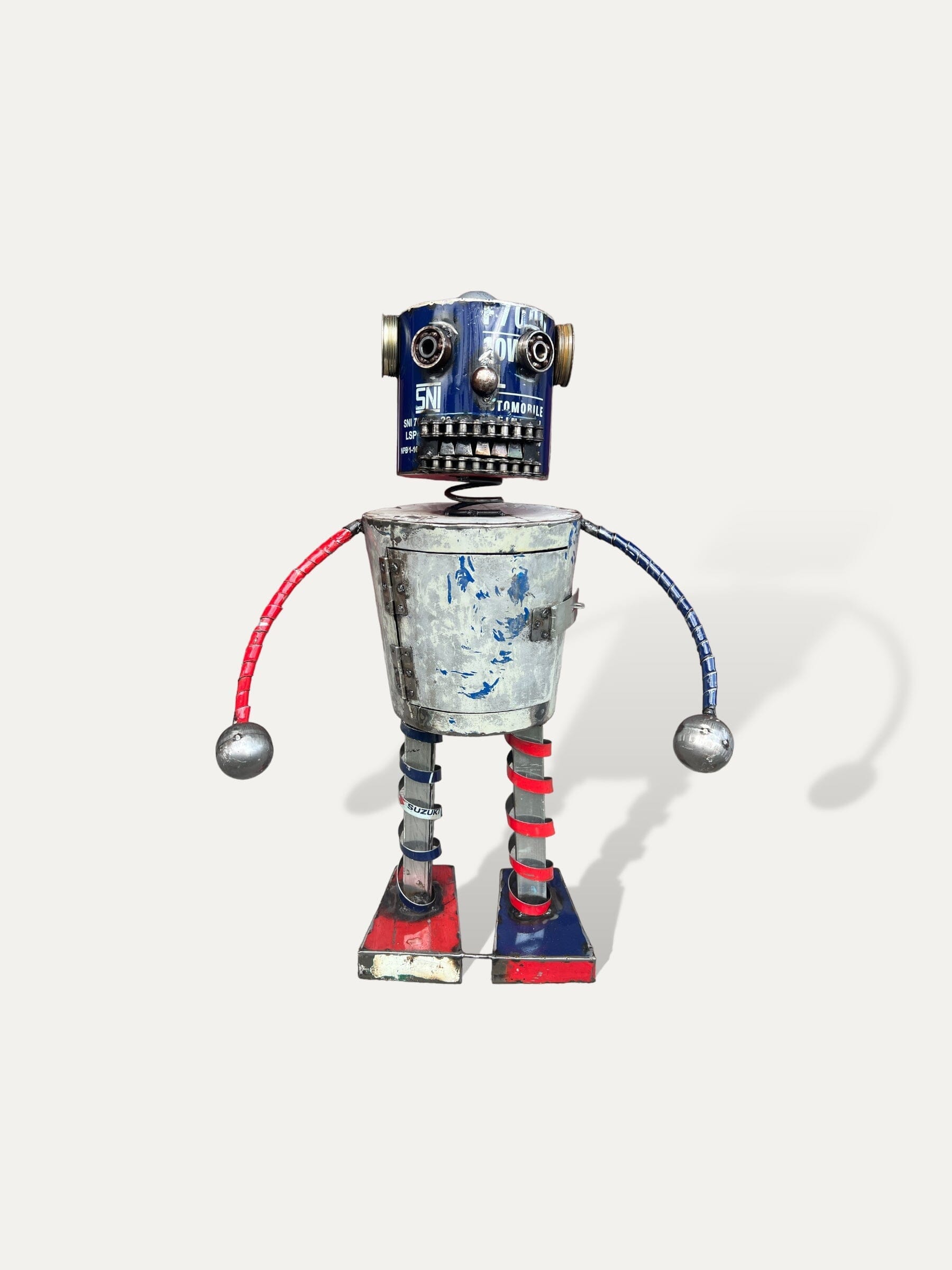 Robot artisanal décoratif - Iron COKOHA