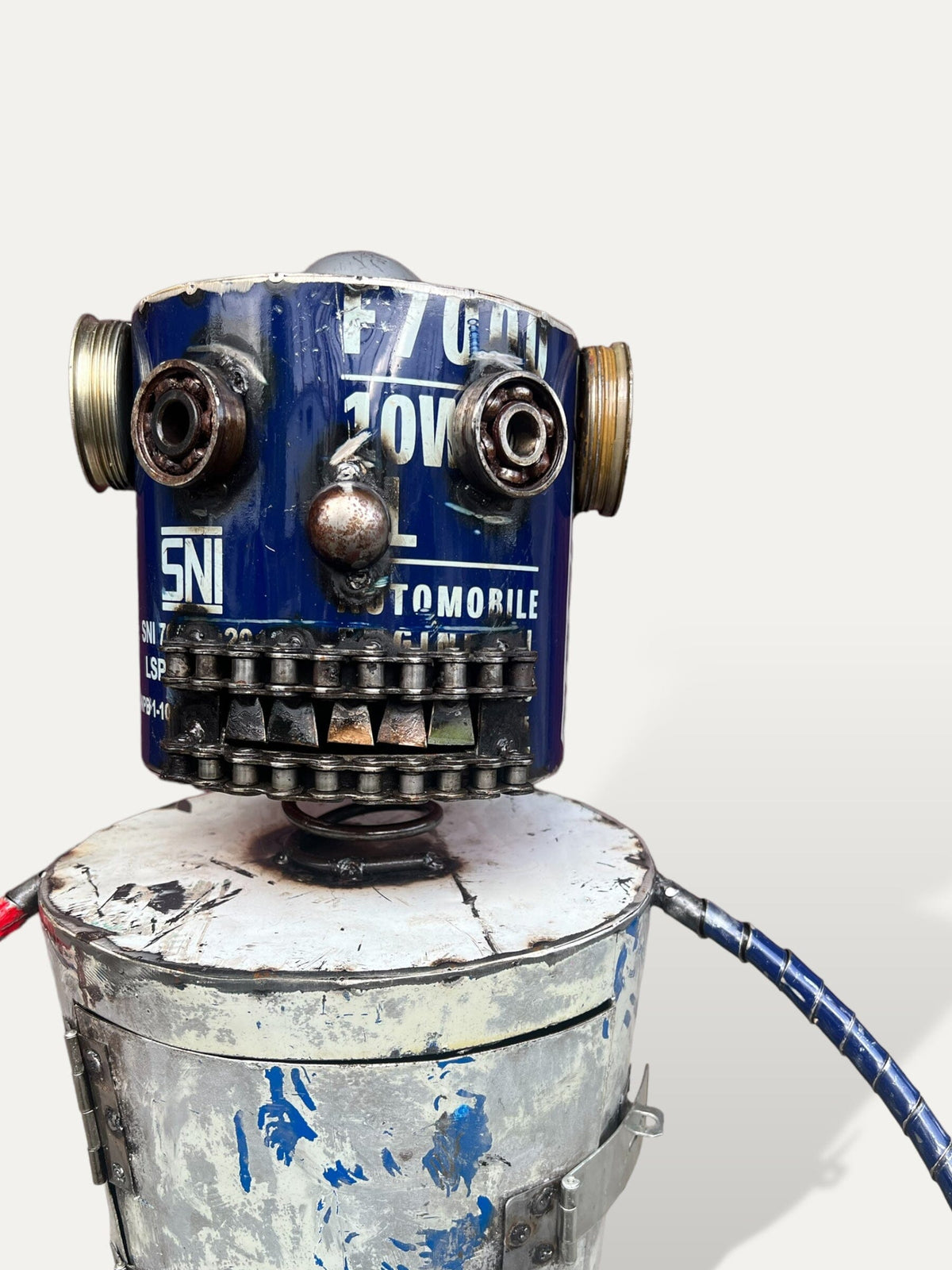 Robot artisanal décoratif - Iron COKOHA