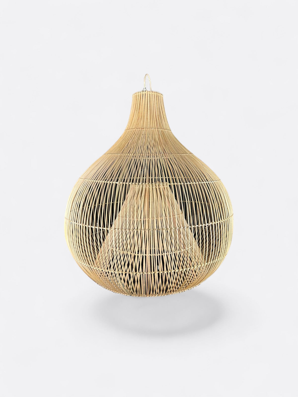 Suspension Lueur Tropicale en rotin naturel tressé à la main