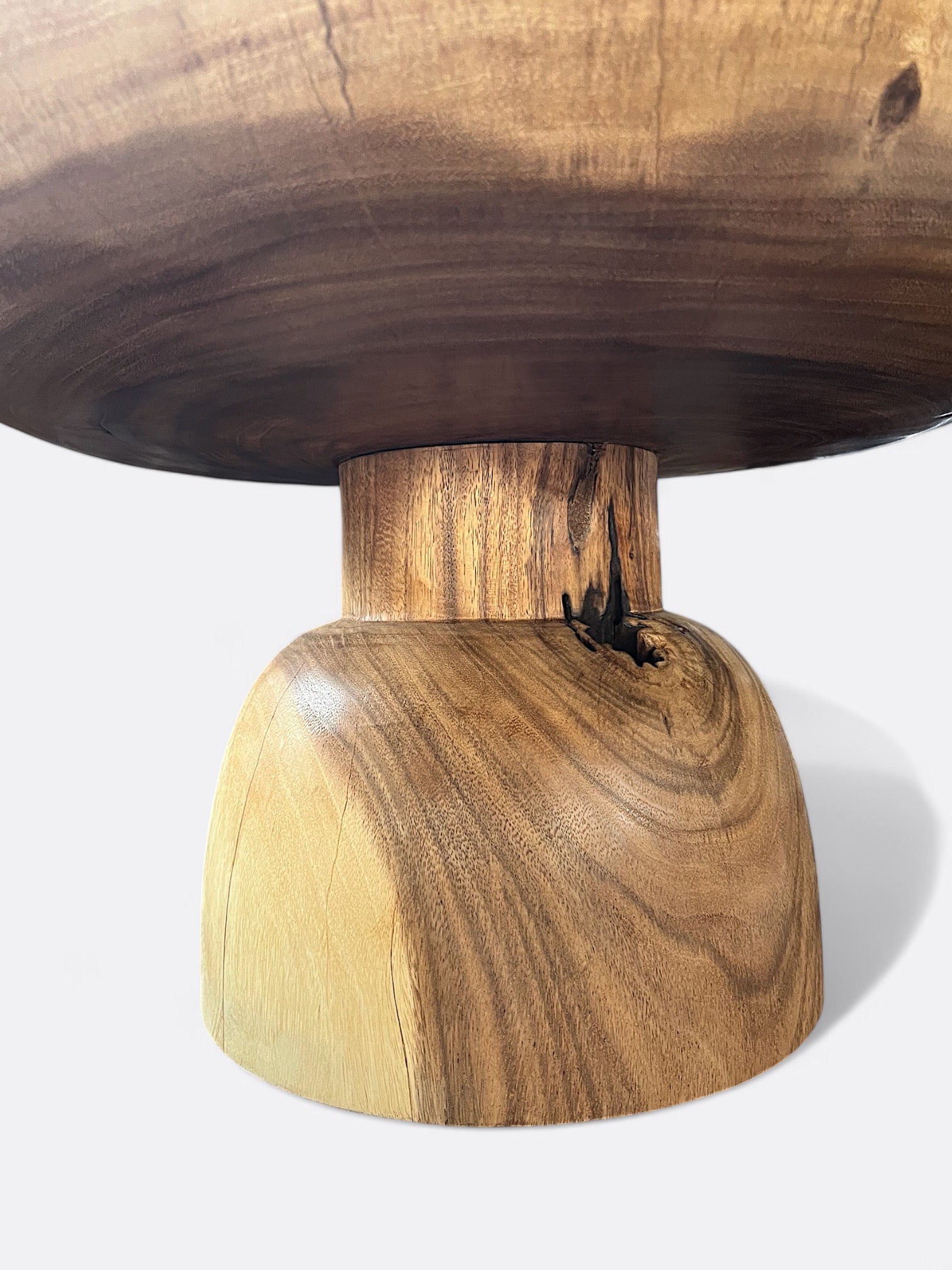 Table basse Anayai en Suar naturel - vue d'ensemble dans un salon