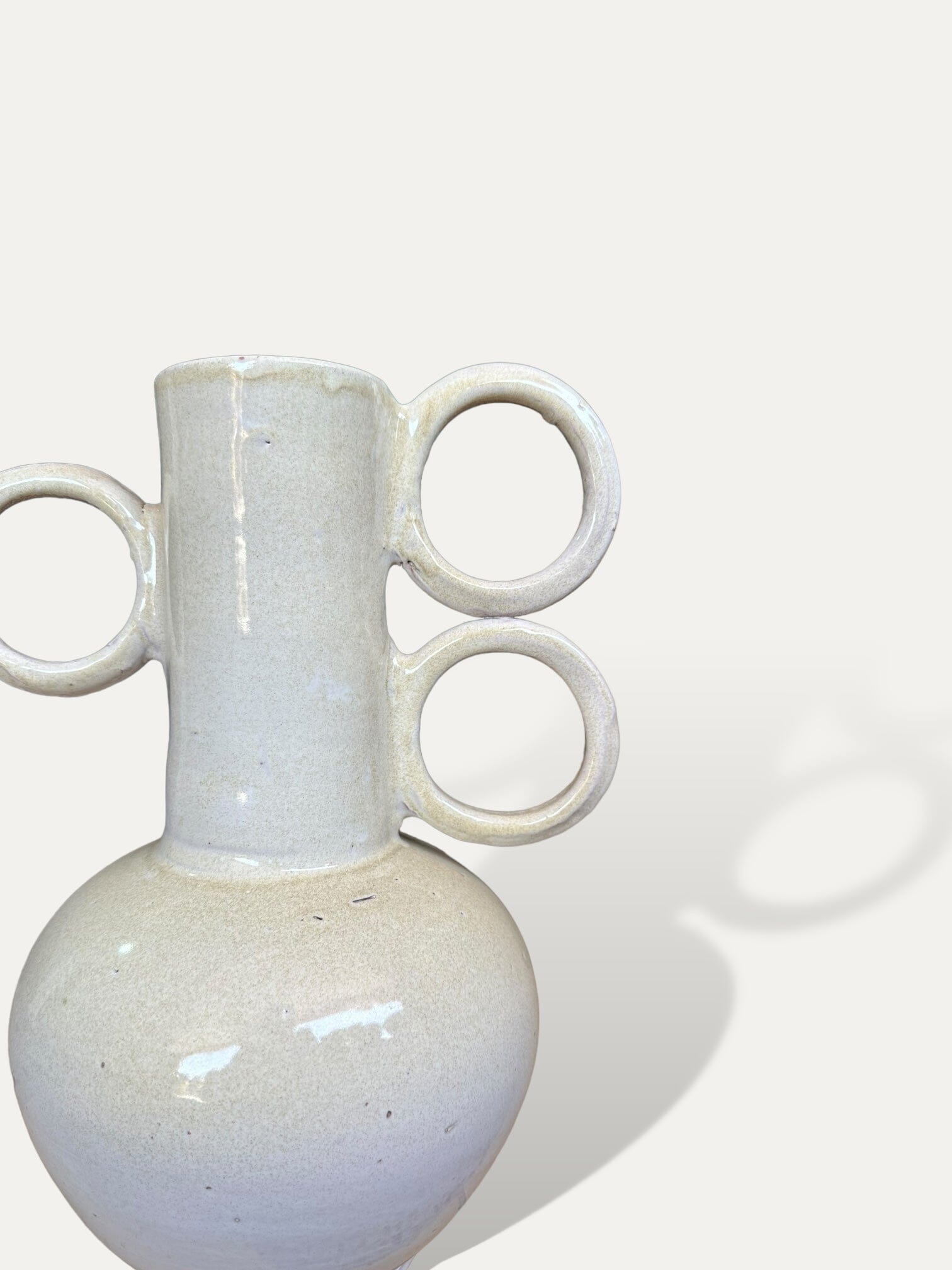 Vase blanc céramique - Donna vase Cokoha