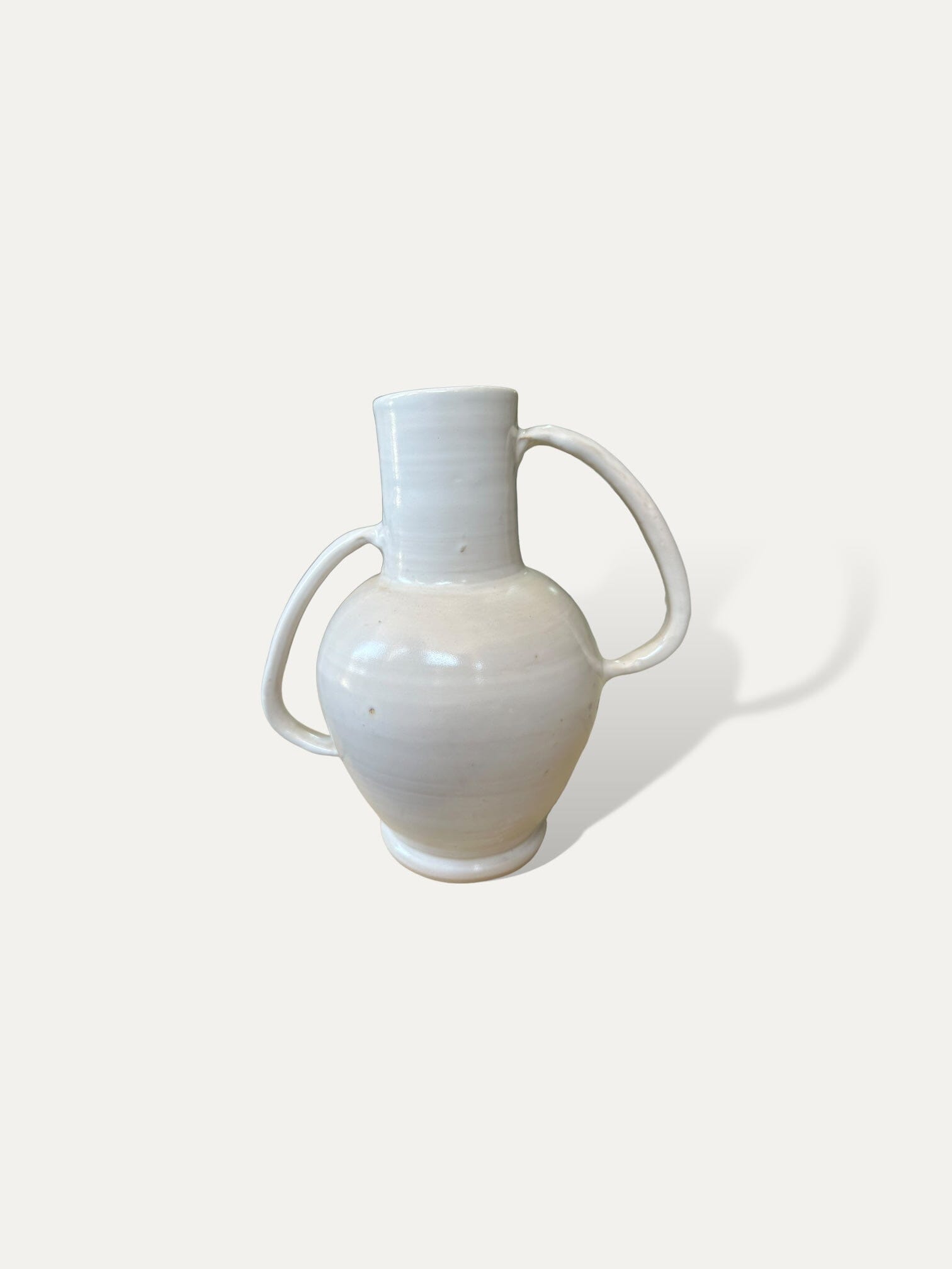 Vase blanc céramique - Opaliah vase Cokoha