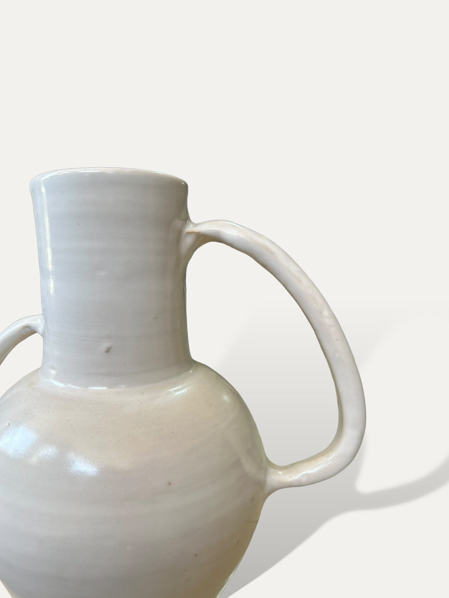 Vase blanc céramique - Opaliah vase Cokoha