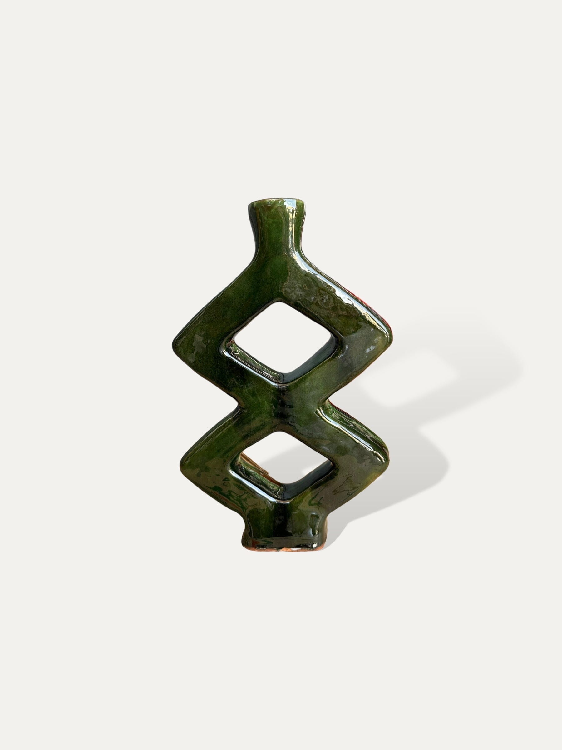 Vase décoratif vert céramique - Agafay vase Cokoha