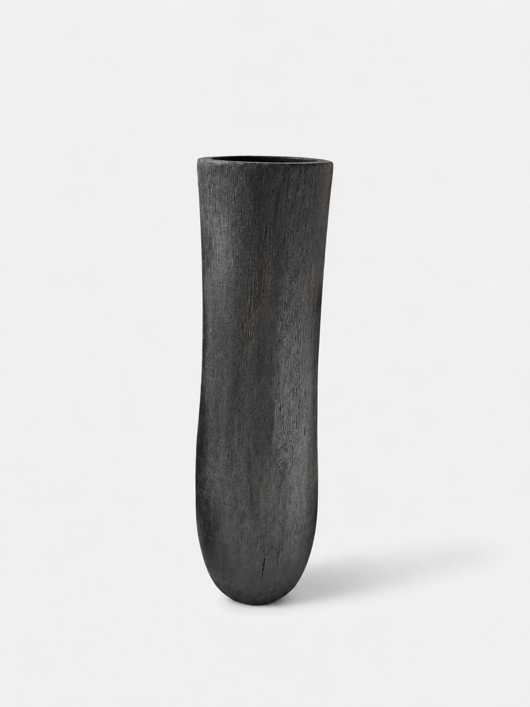 Pot Hulis en bois de palmier noir, vue d'ensemble