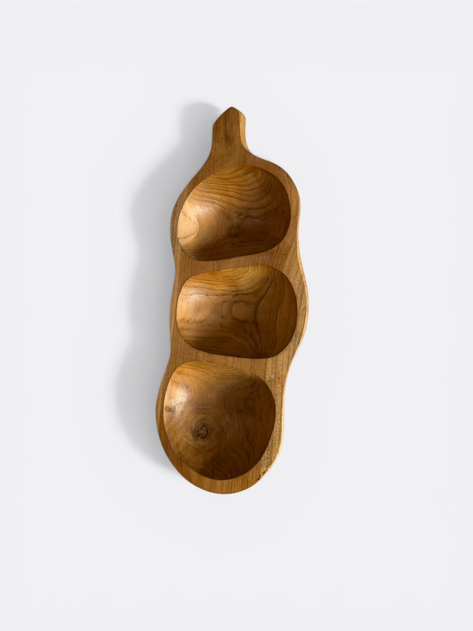 Présentoir apéritif en bois de teck