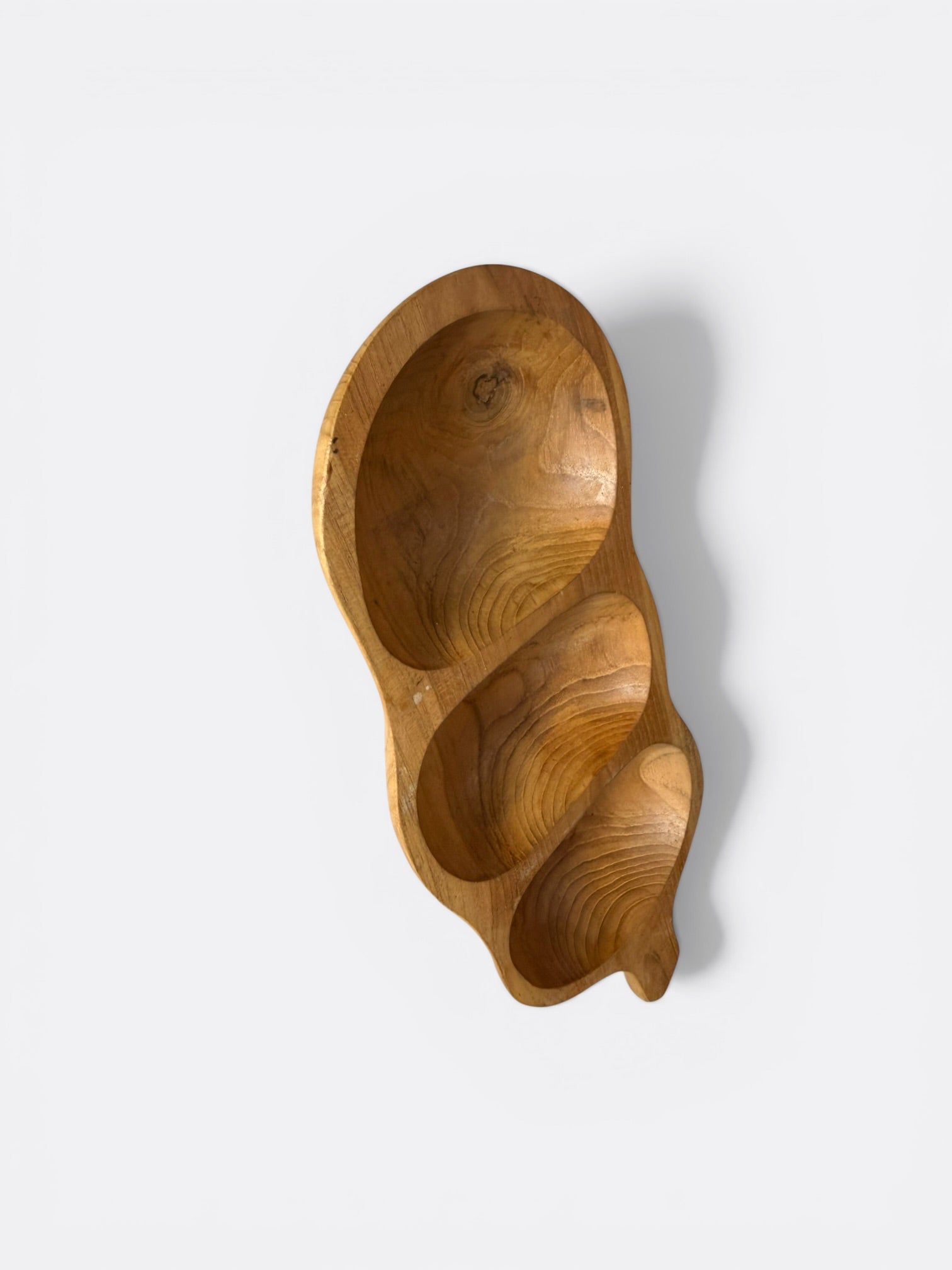 Présentoir apéritif en bois de teck