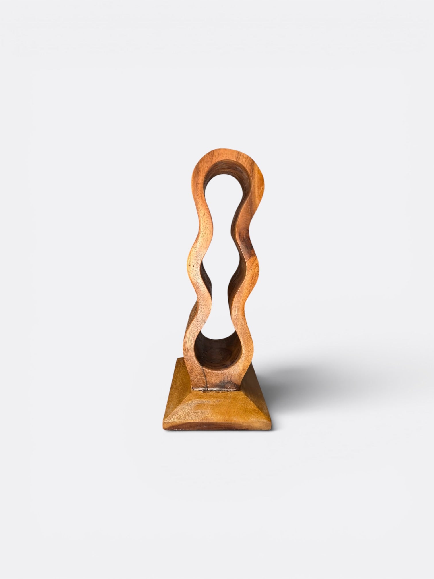 Porte-bouteilles en bois de teck