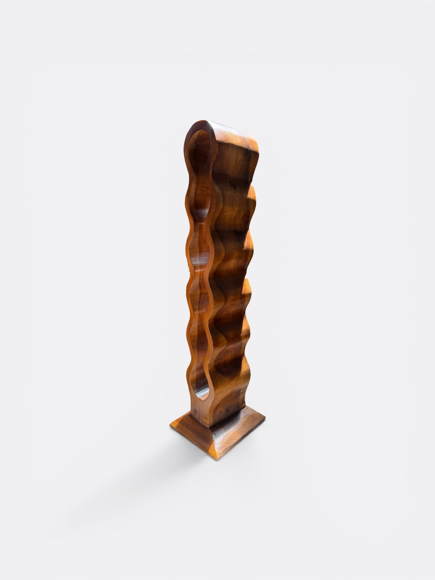 Porte-bouteilles en bois de teck