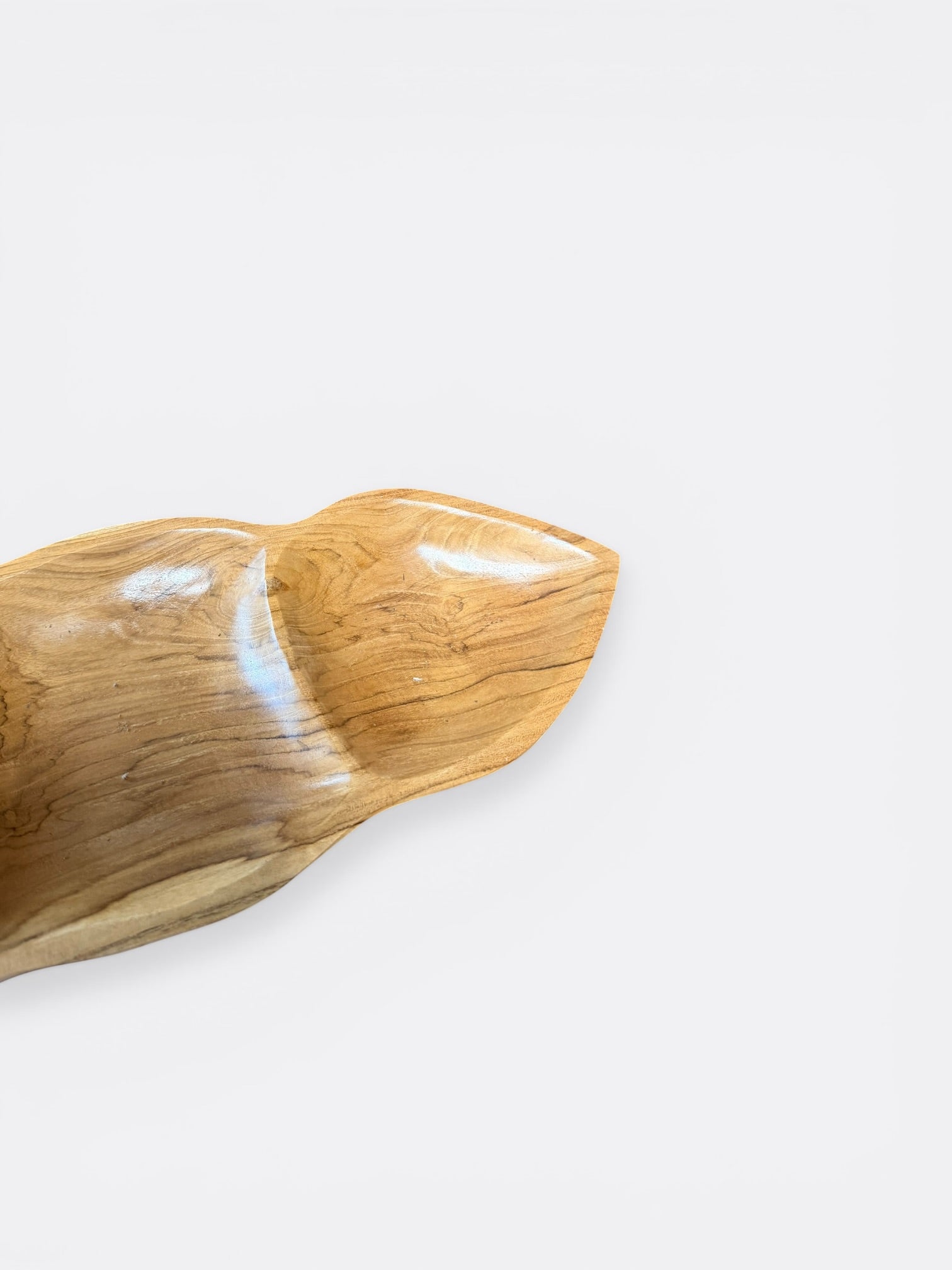 Grand présentoir apéritif en bois de teck