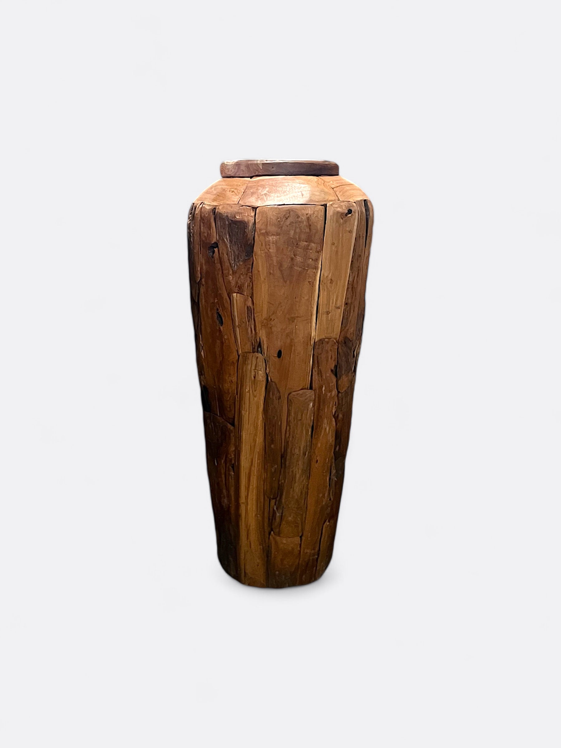 Grand vase en bois de Teck - Dyrah