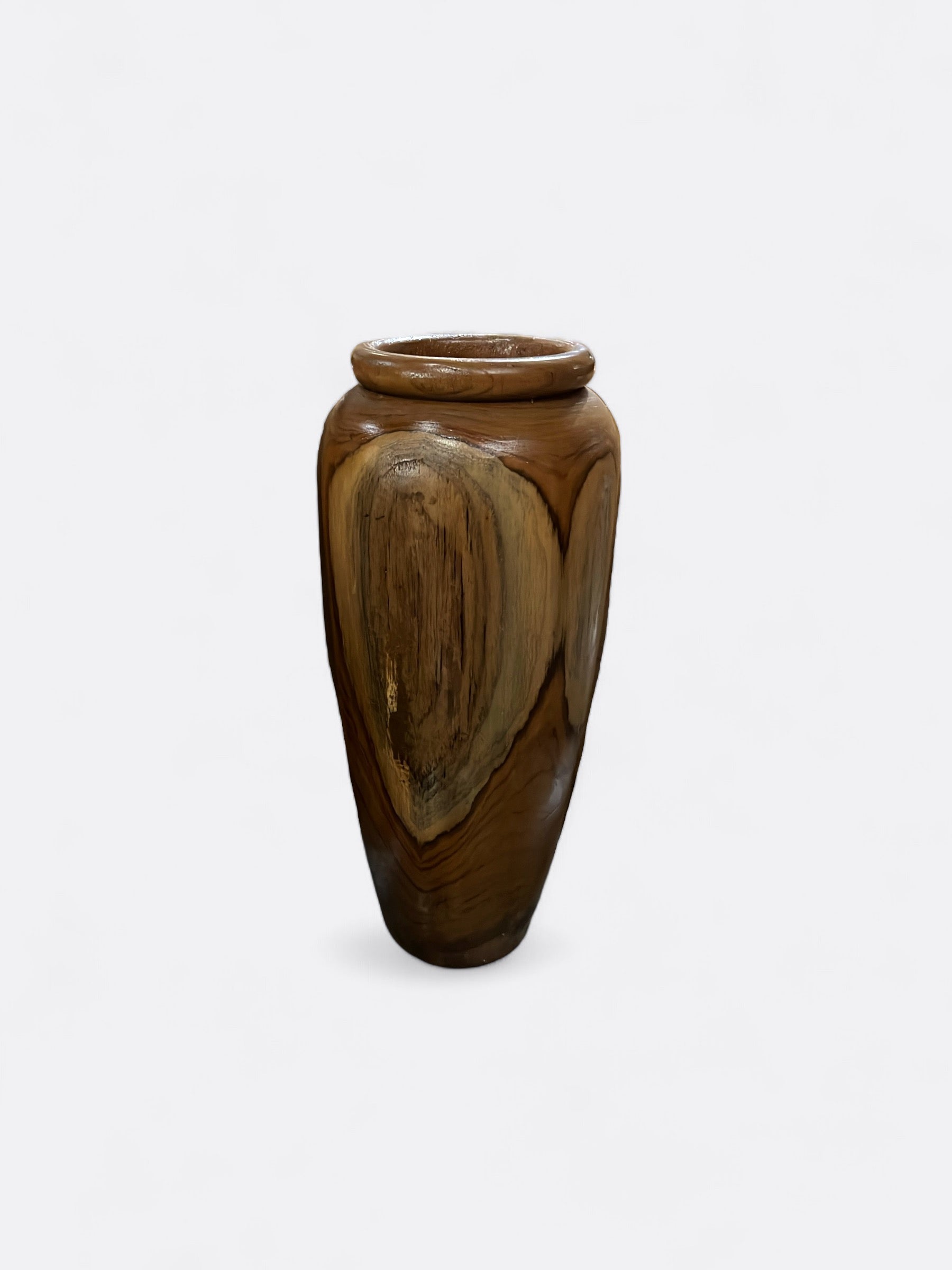 Vase en bois de Teck - Dangan