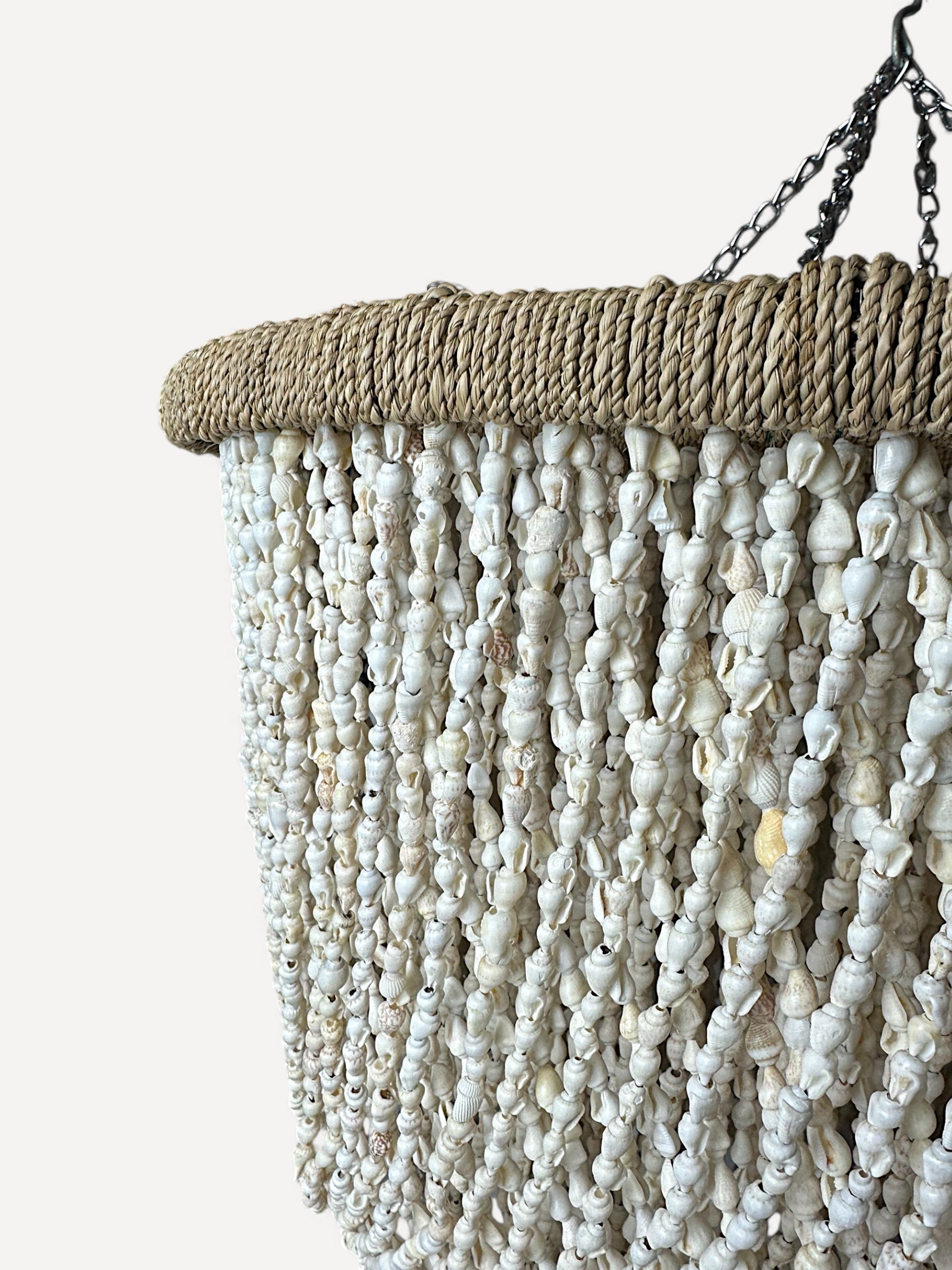 lustre en coquillage Bali - Le lustre Ariel