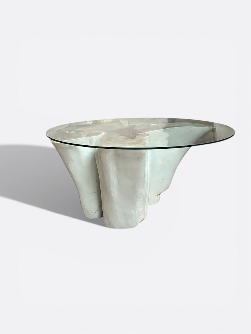 Table basse en Bois de Teck- putih