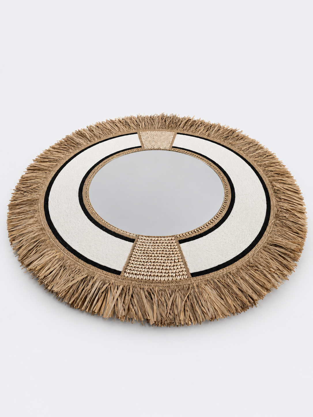 Miroir Kaya blanc XXL - vue rapprochée