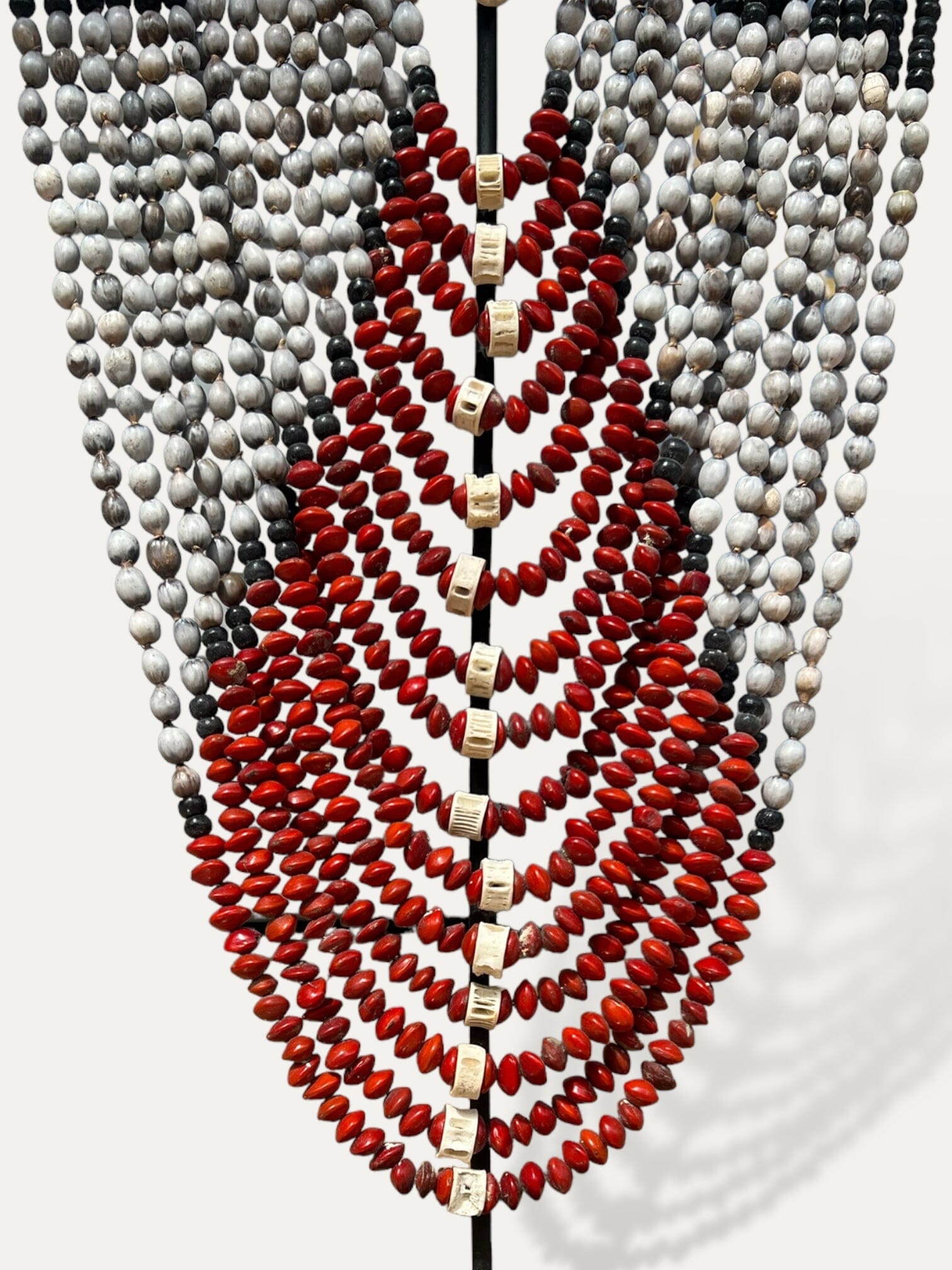 Collier en coquillages et perles - Khaara Cokoha 