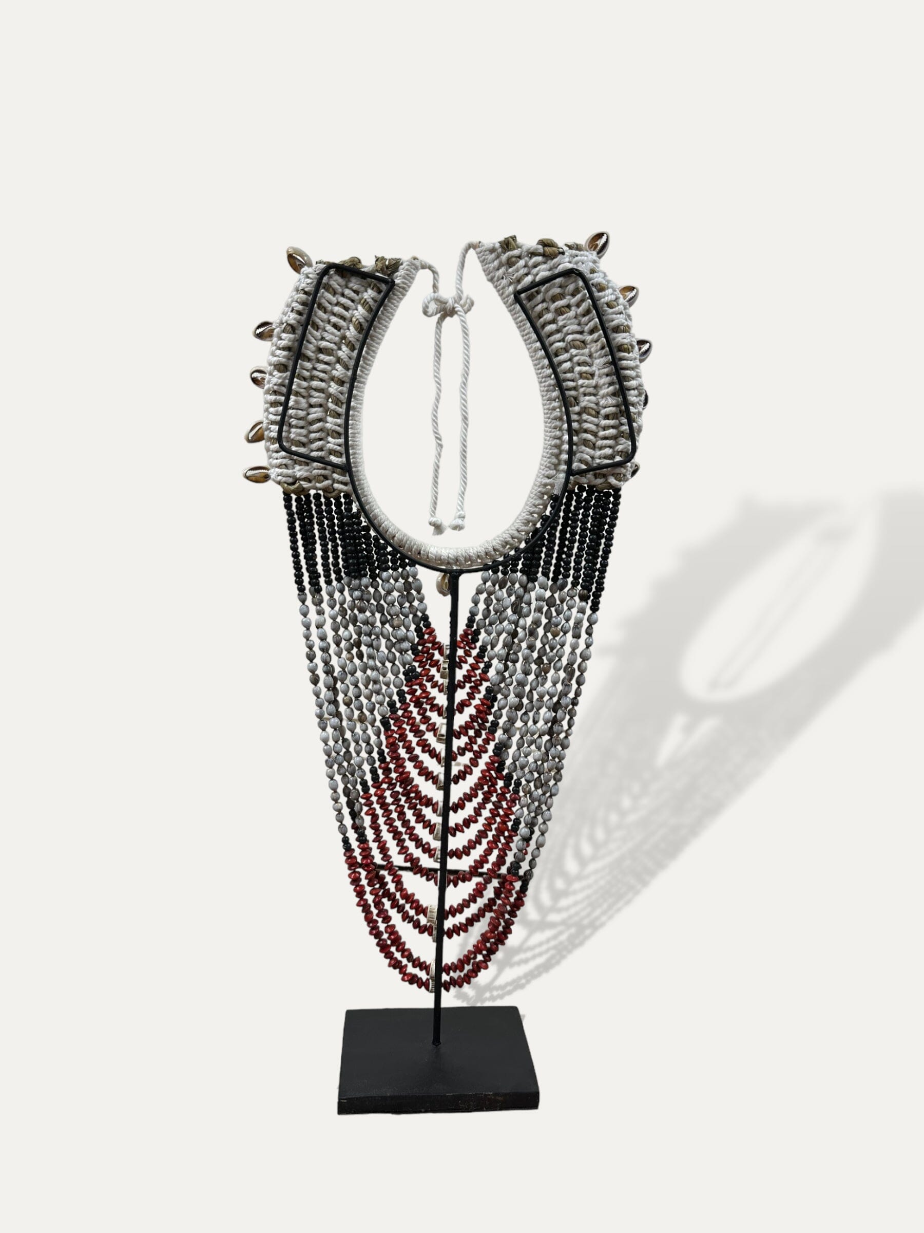 Collier en coquillages et perles - Khaara Cokoha 