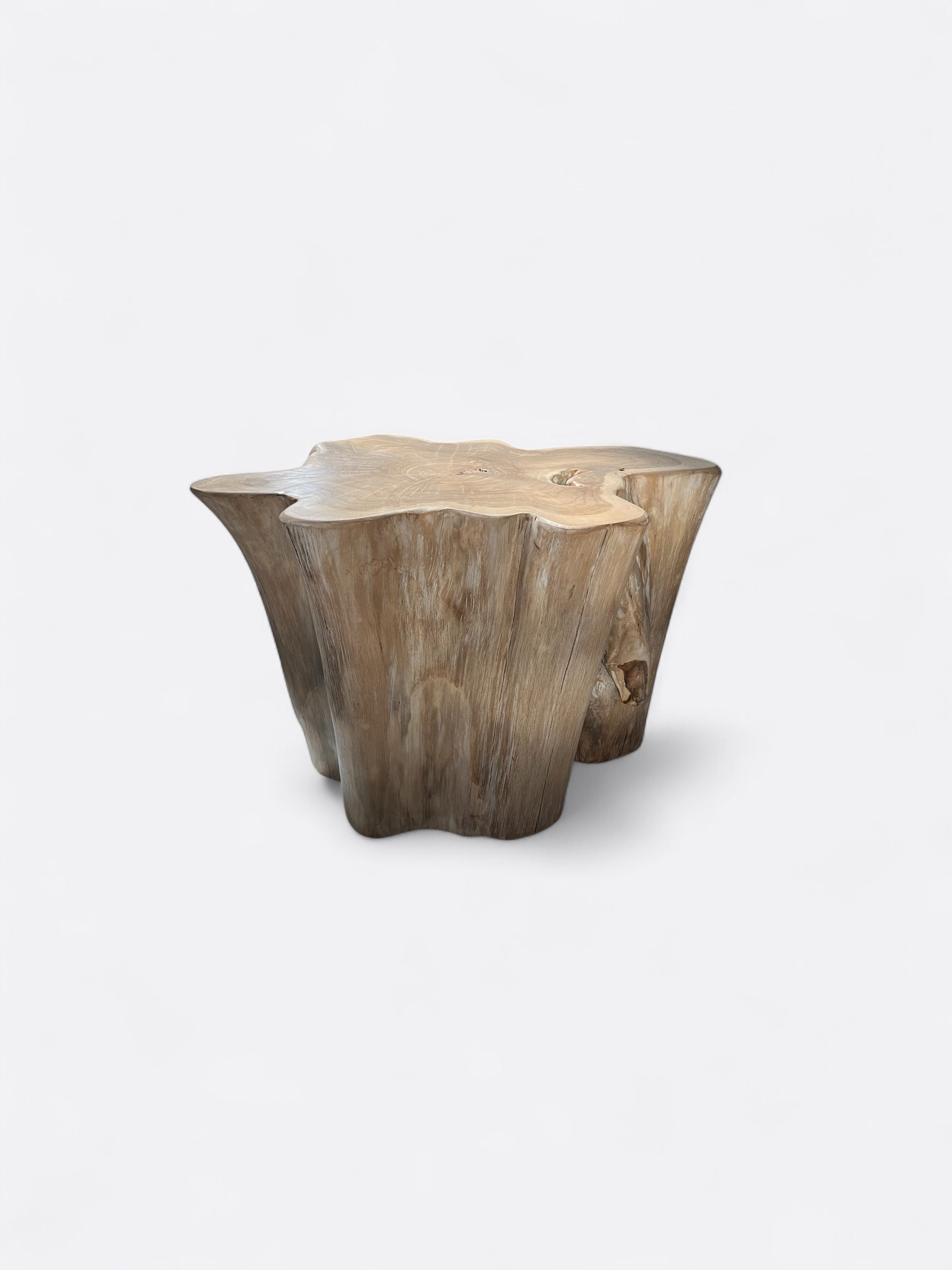 Table basse brute en Bois de Suar - Magda