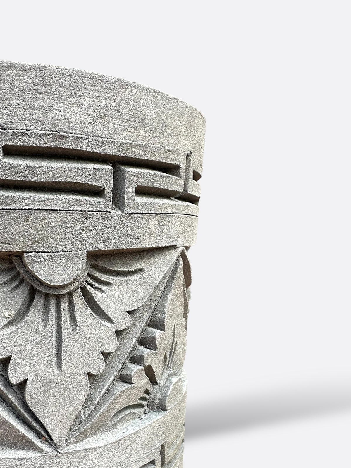 Parasol artisanal en coton imperméable et teck – Matahari bleu