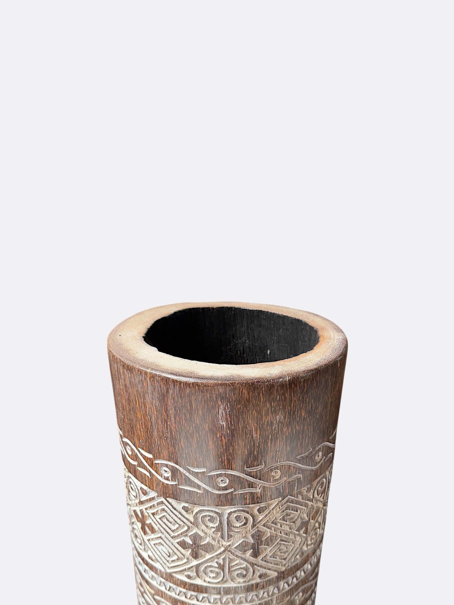 Pot Patong en palmier, vue de profil