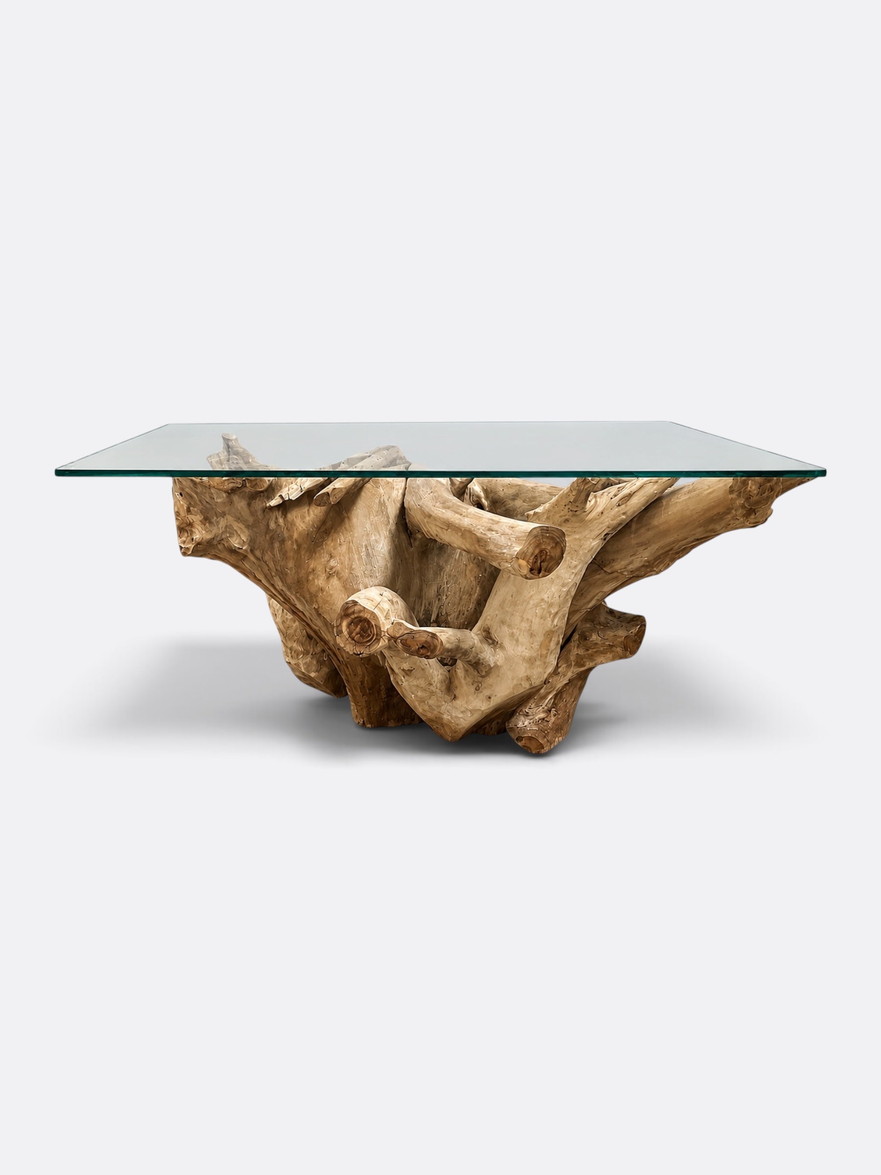 Table basse carrée en Bois de Teck