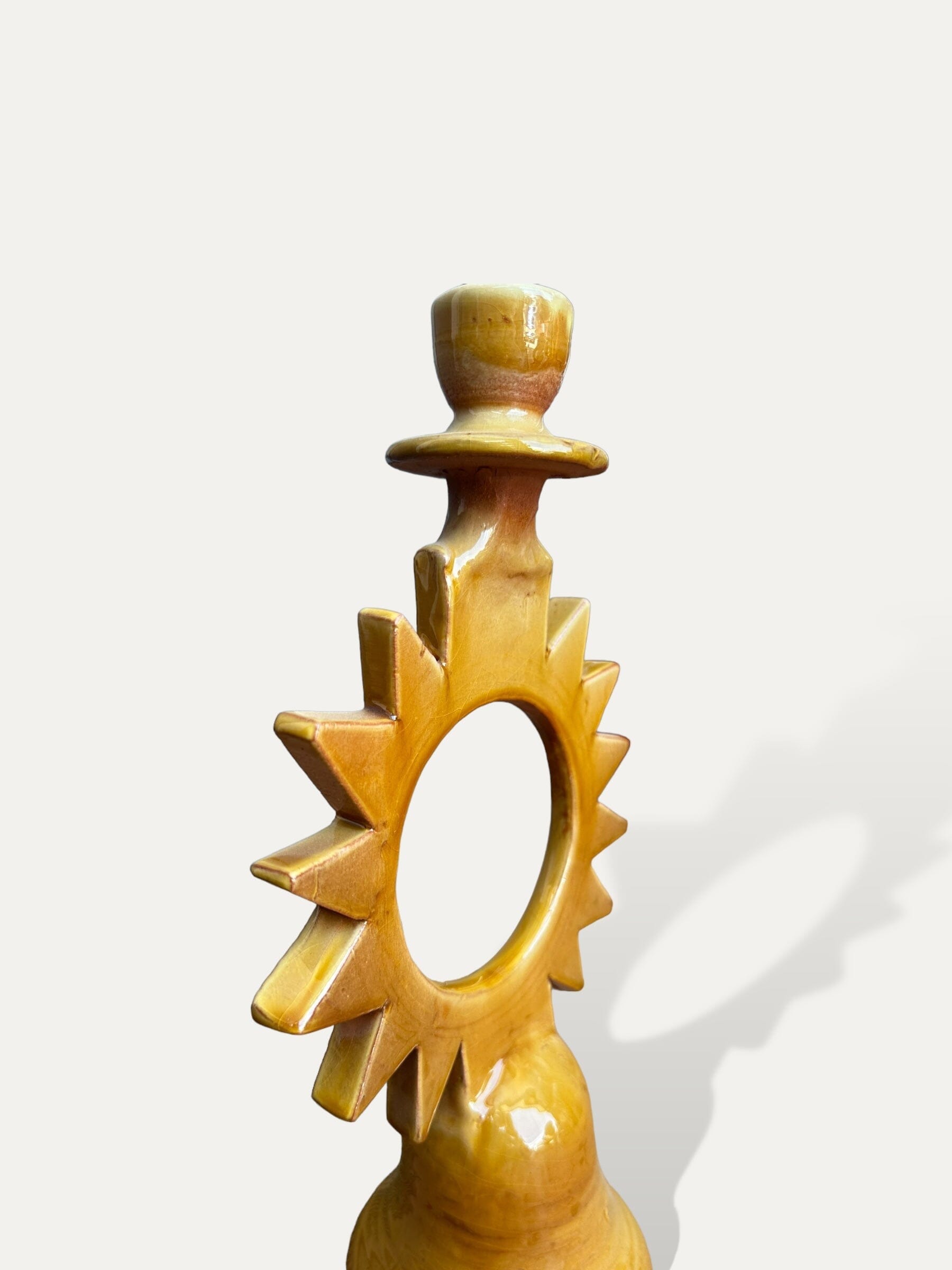 Bougeoir Jaune céramique - Sultana vase Cokoha 