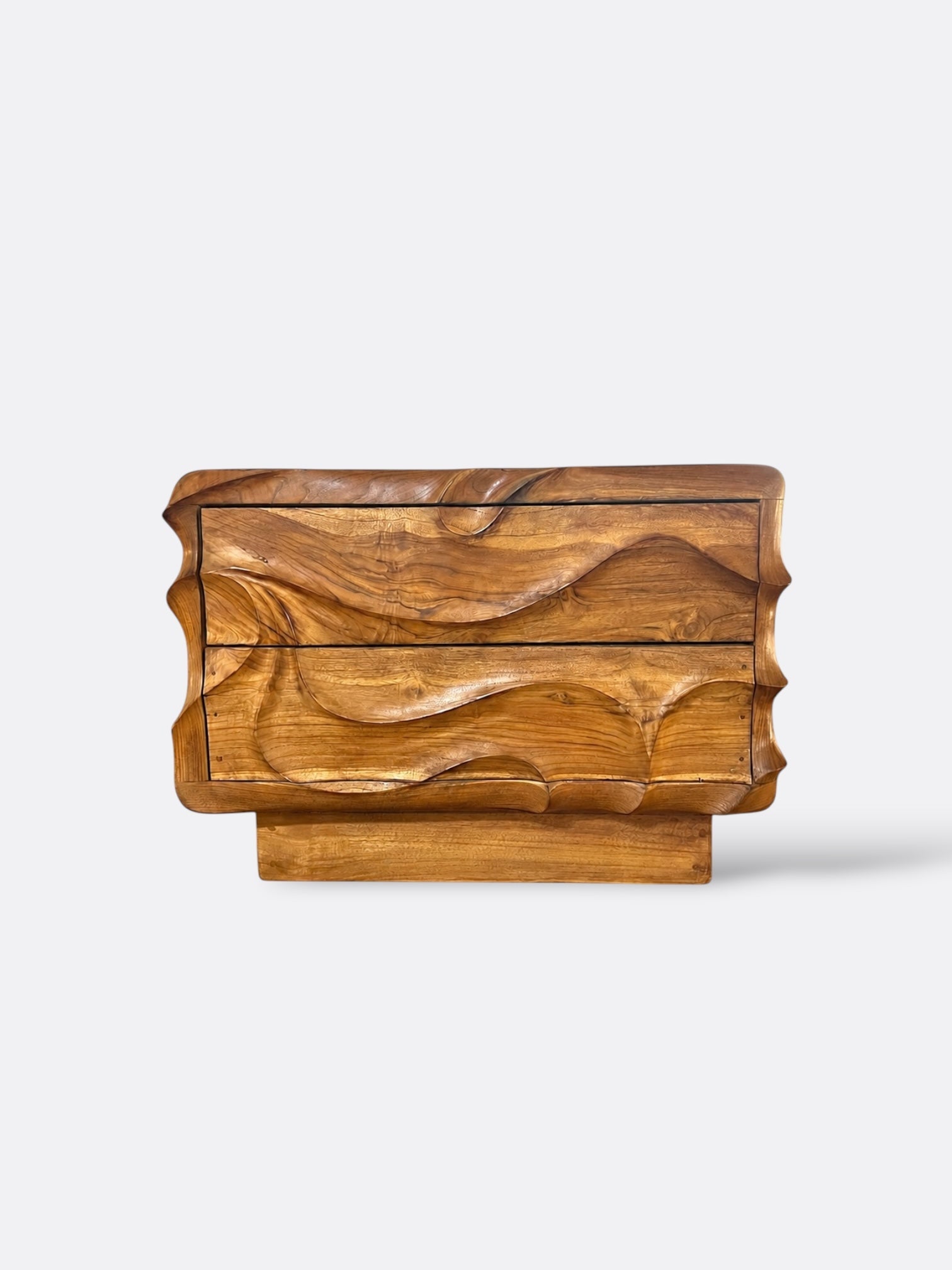 Commode en Bois de Teck sculpté - Berseri