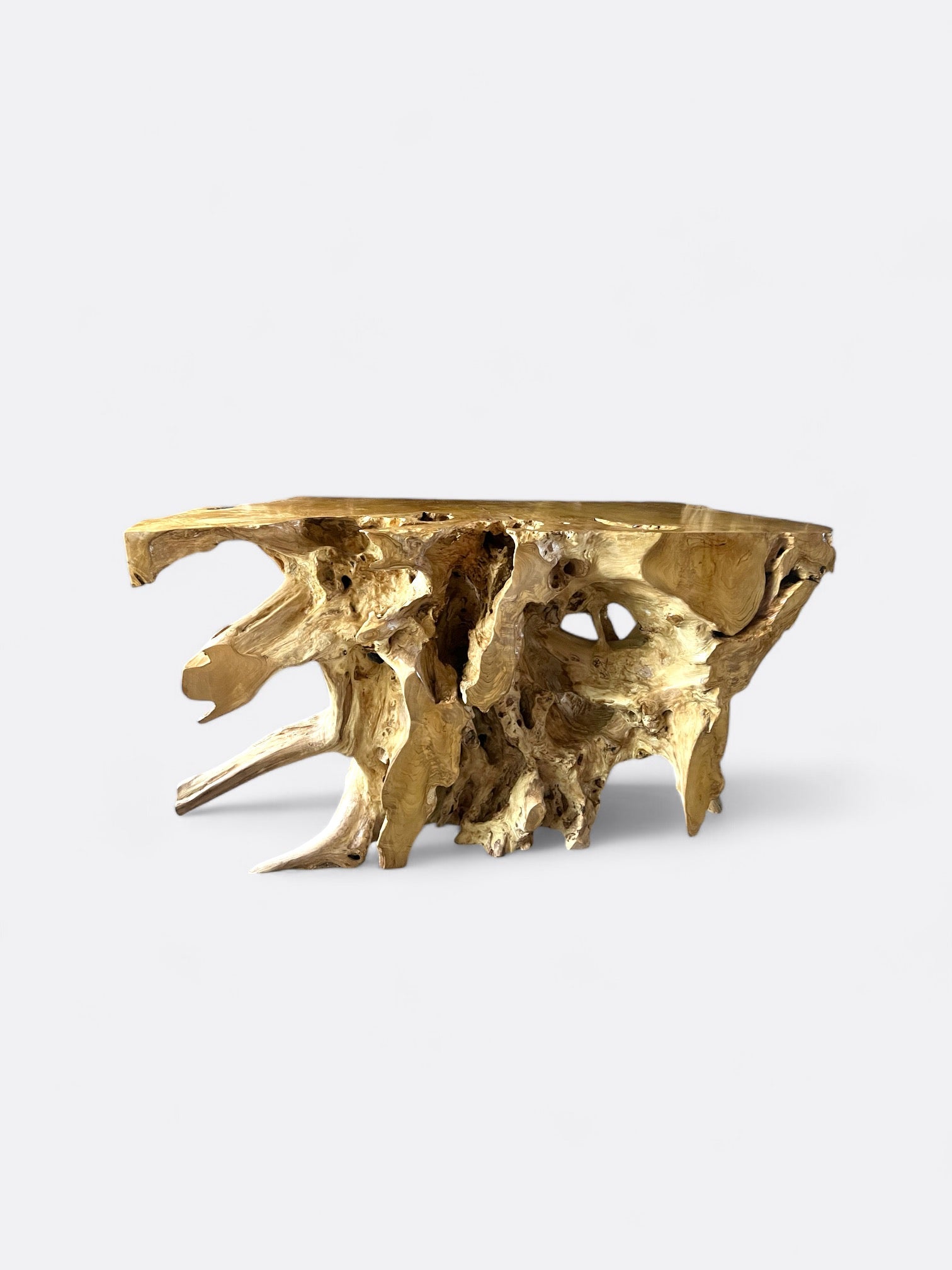 console en bois de teck bali piece unique