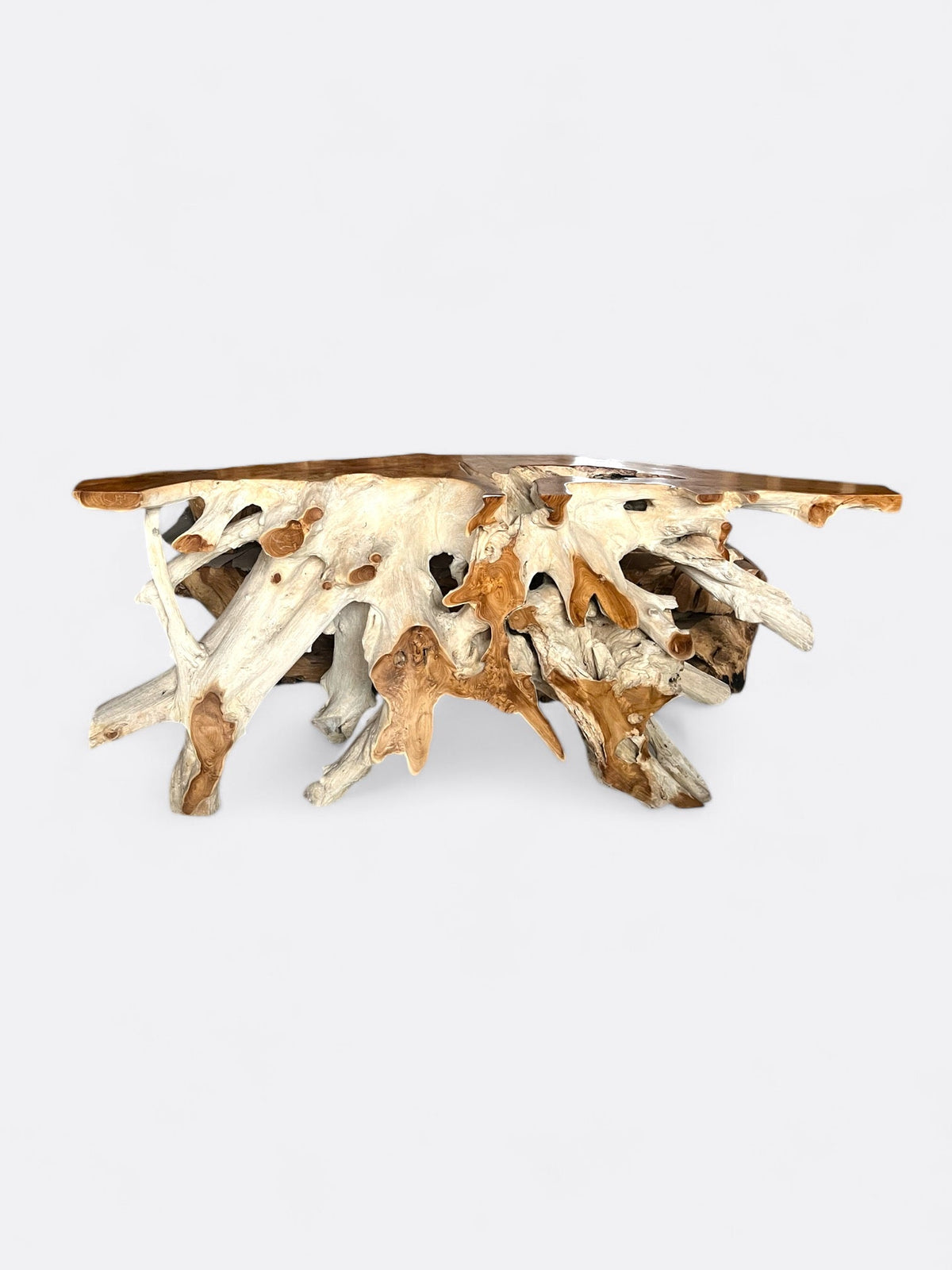 console en bois de teck bali piece unique